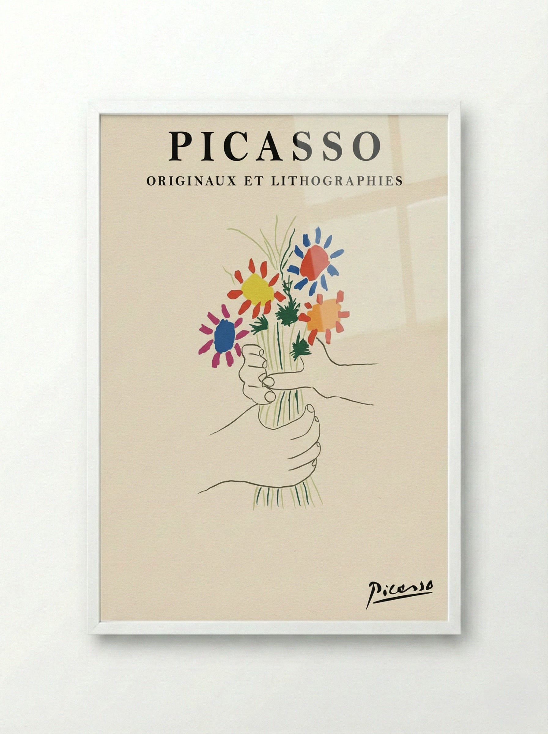 Flowers and Hands - Pablo Picasso
