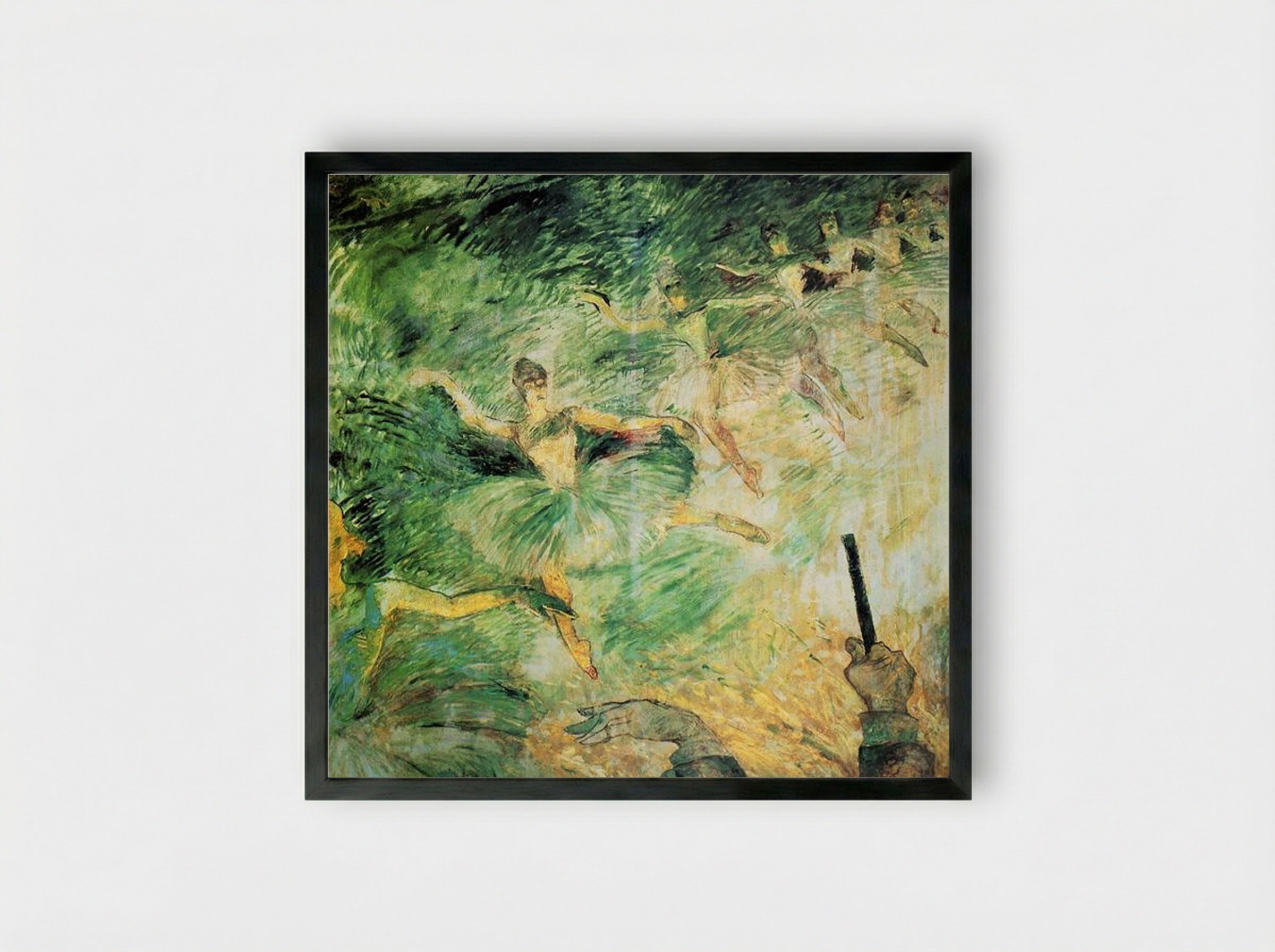 Ballet Dancers - Henri de Toulouse-Lautrec - Framed Print Black
