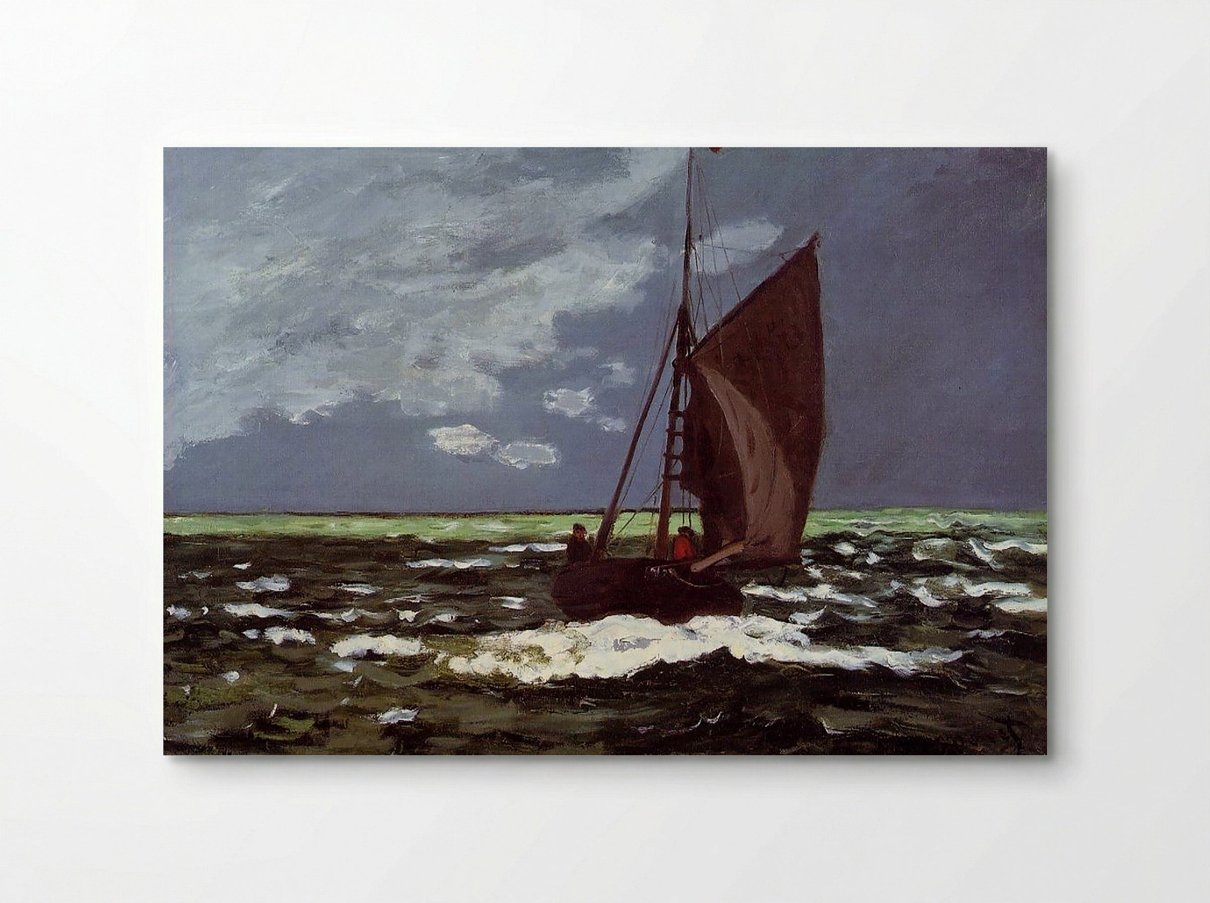 Stormy Seascape - Eugène Boudin - Poster