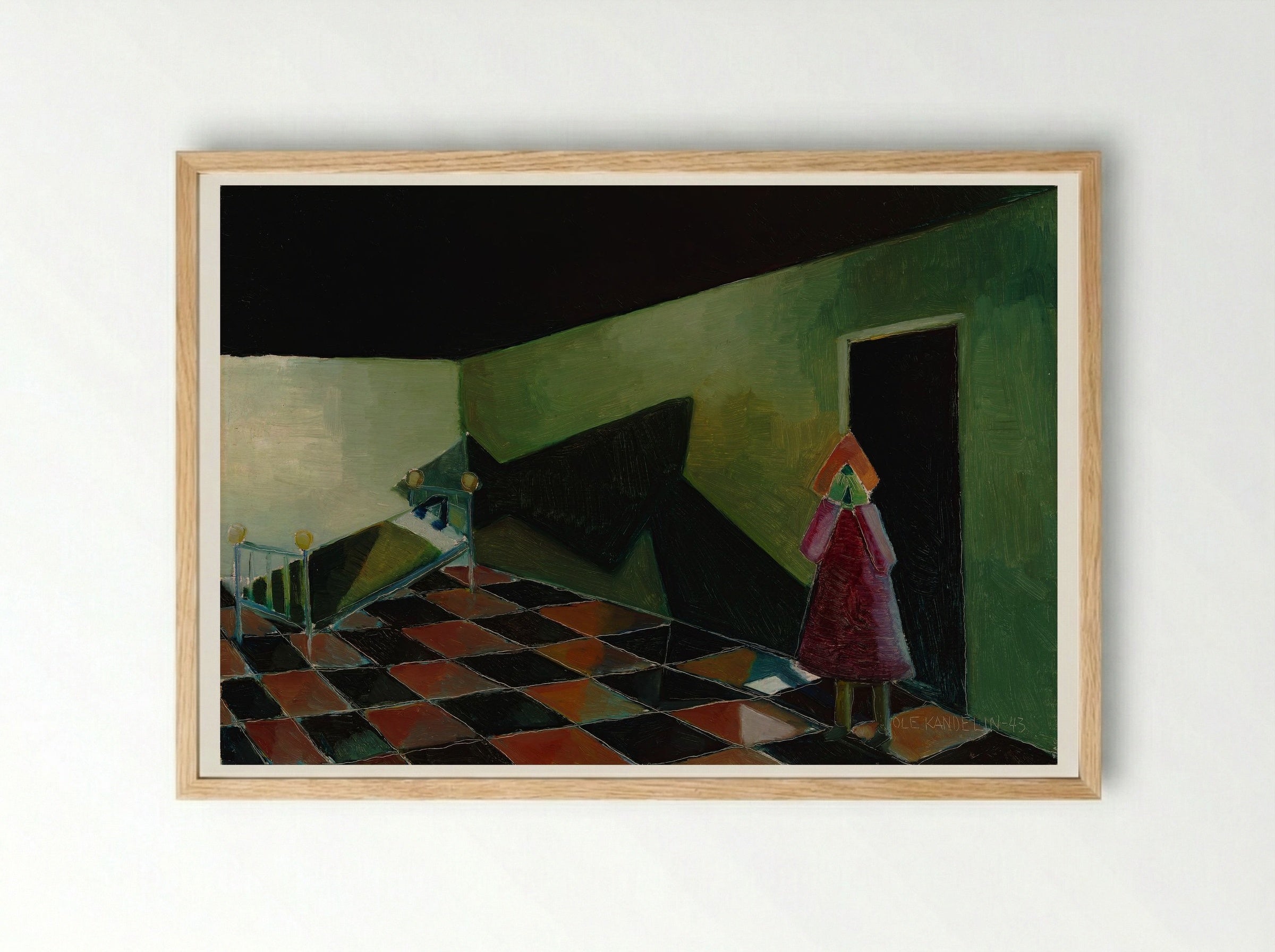 Orphan - Ole Kandelin - Framed Print Wood