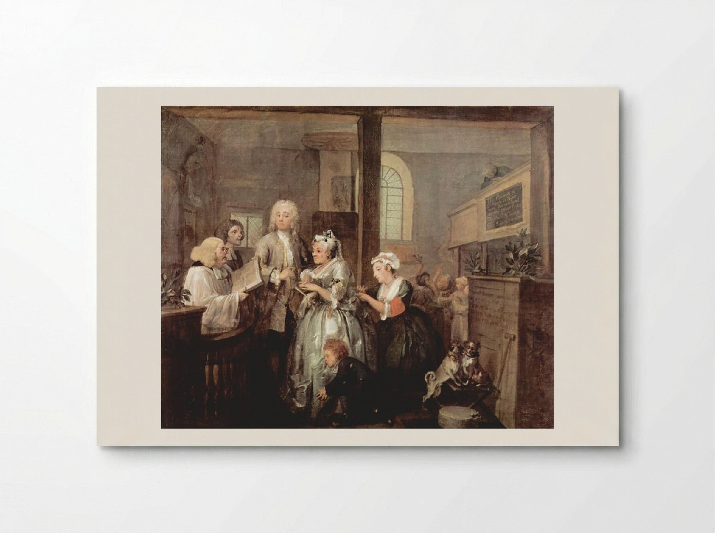 Marriage A-la-Mode, Plate 1: The Marriage Settlement - William Hogarth - Poster