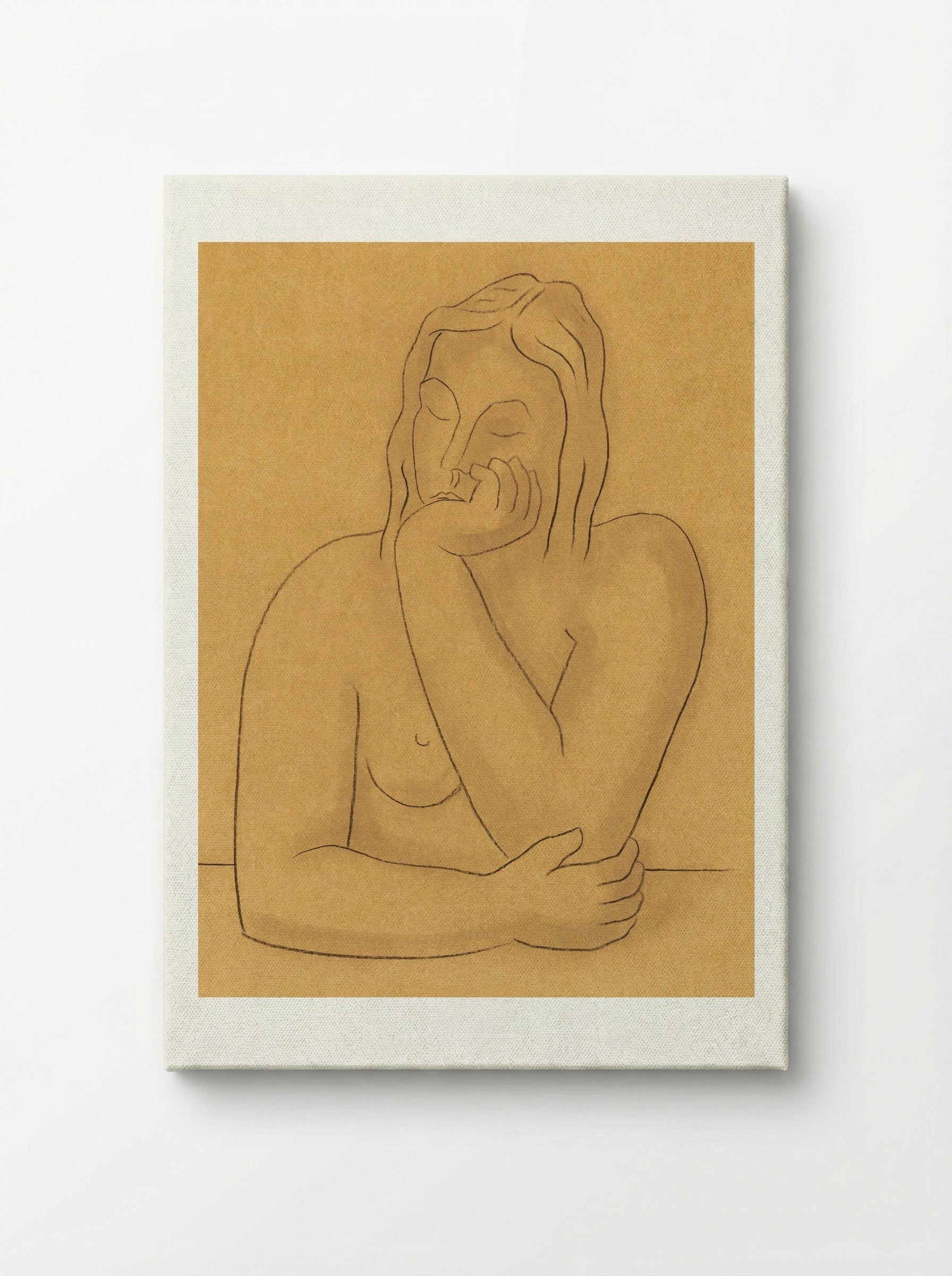 Seated Woman - Mikuláš Galanda - Canvas
