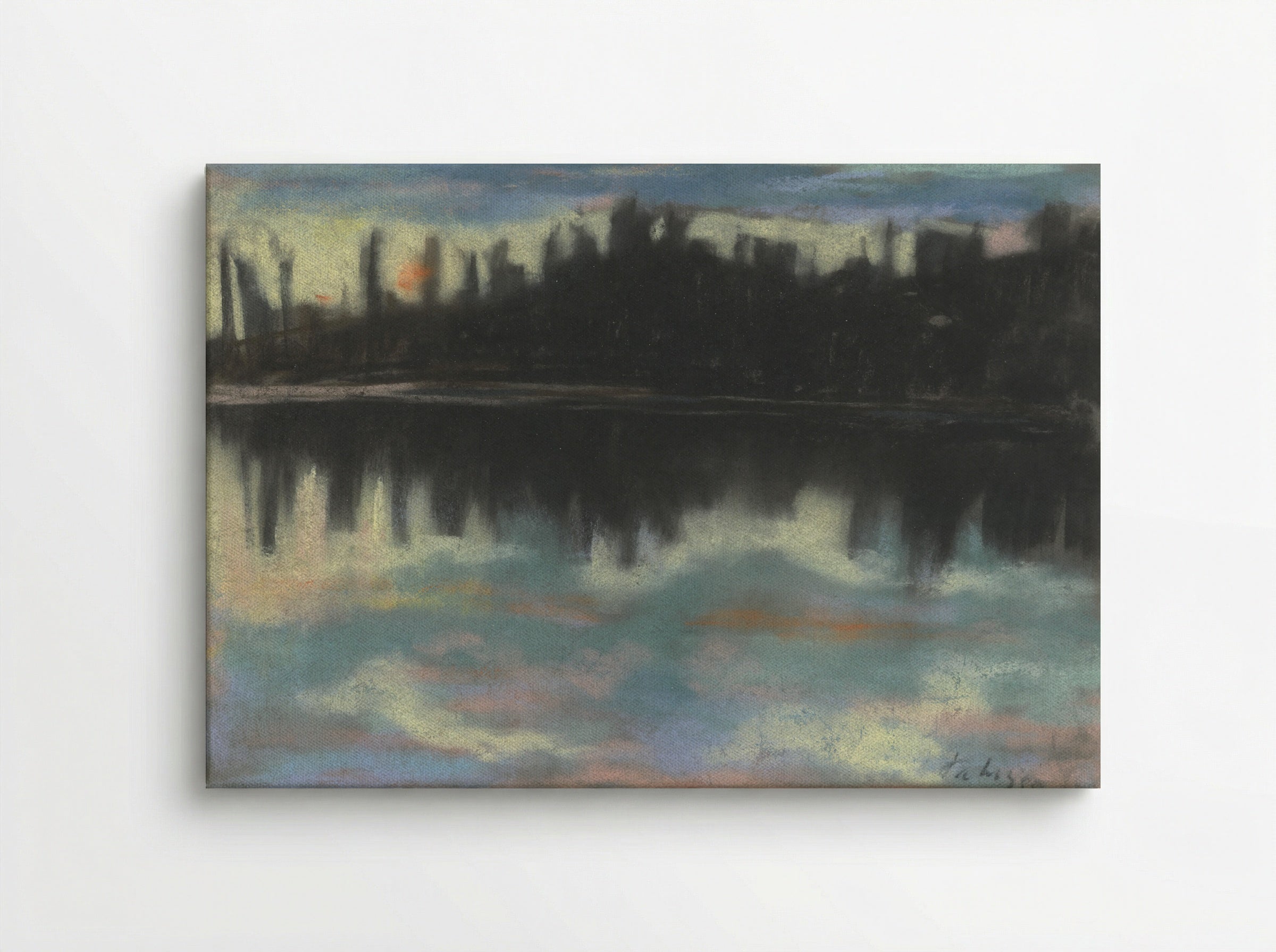 Dark Riverbank - Zolo Palugyay - Canvas