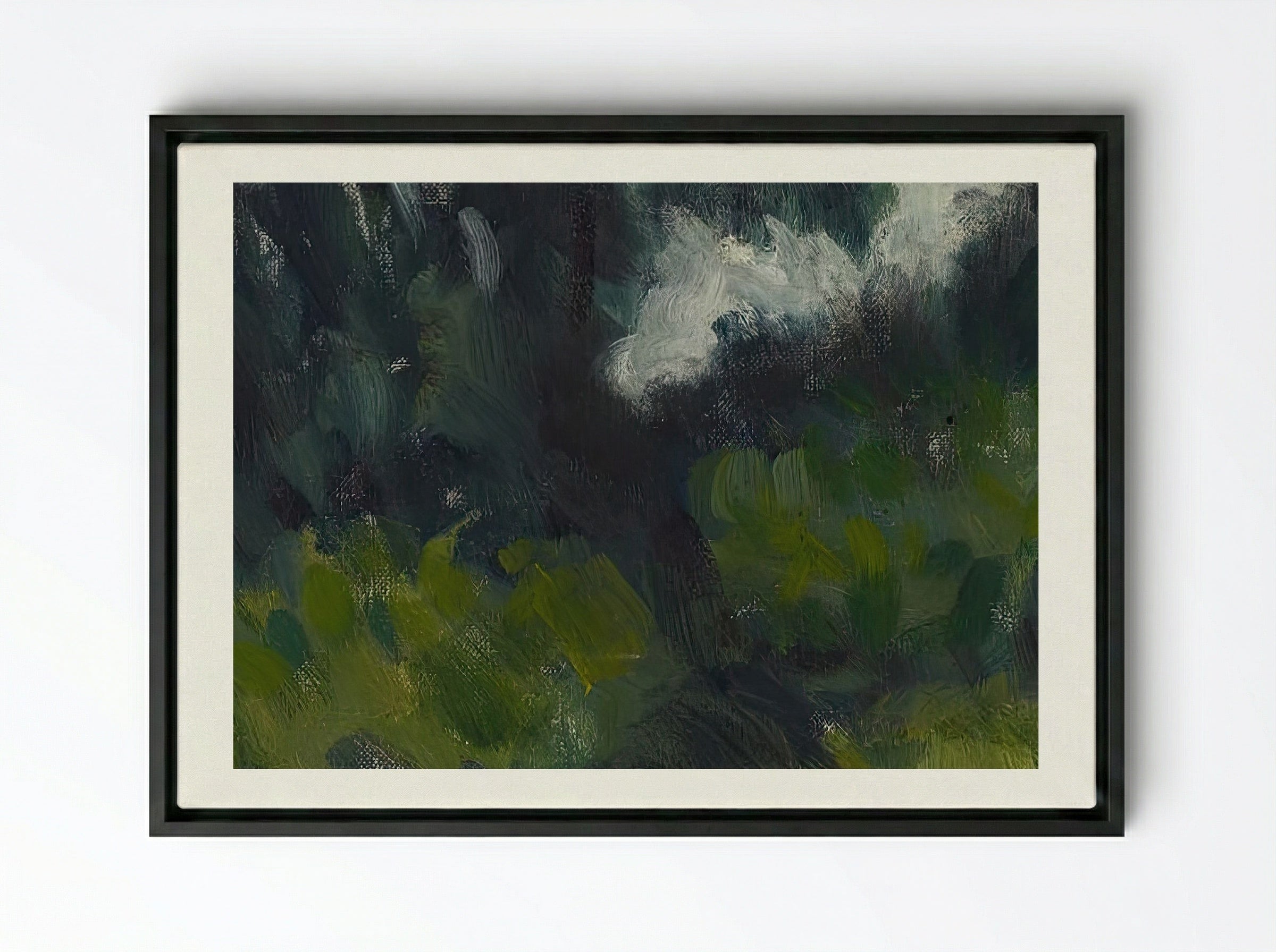 Lumpeita - Alfred William Finch - Framed Canvas Black
