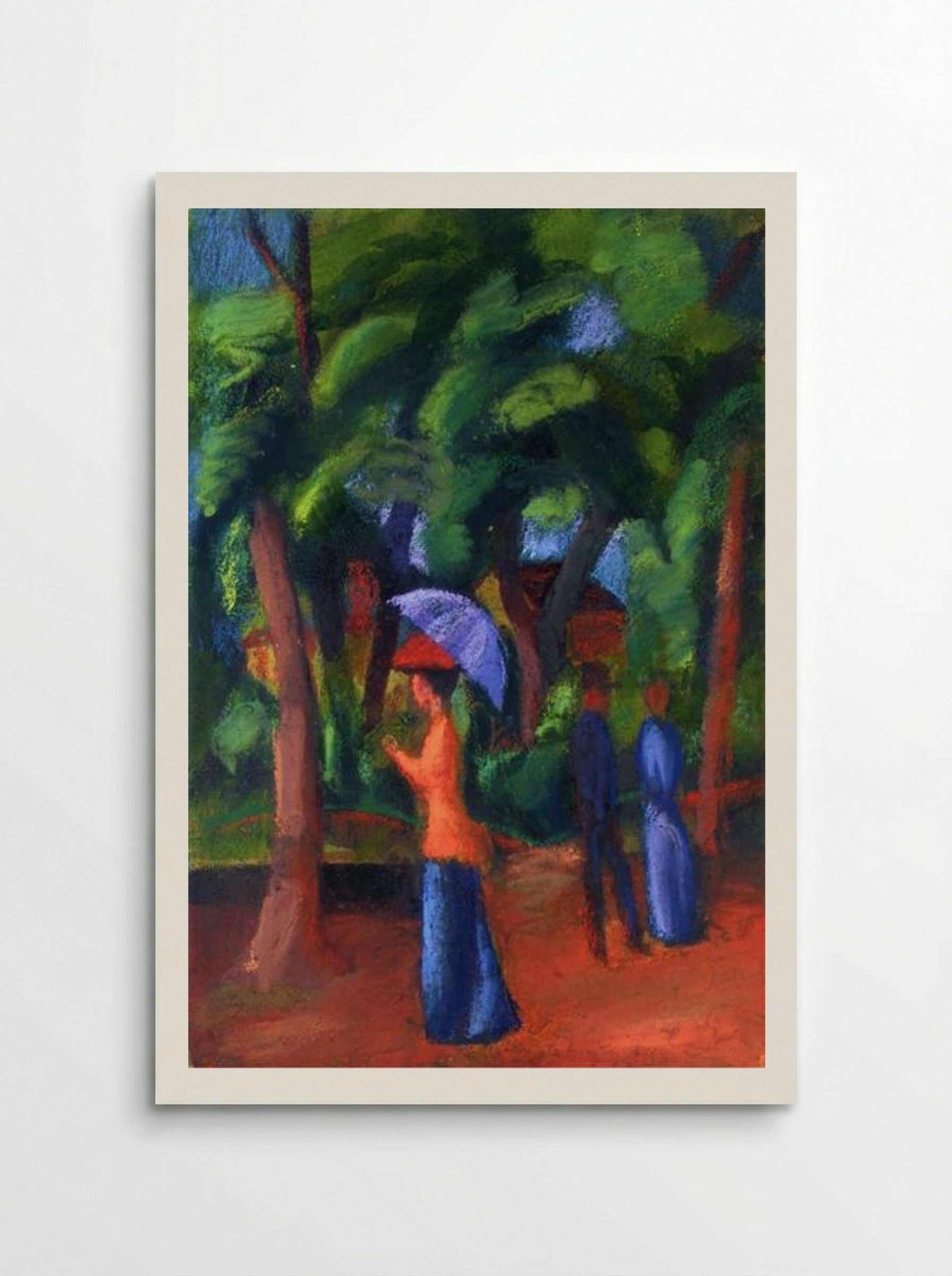 Walking in the Park - August Macke - Poster