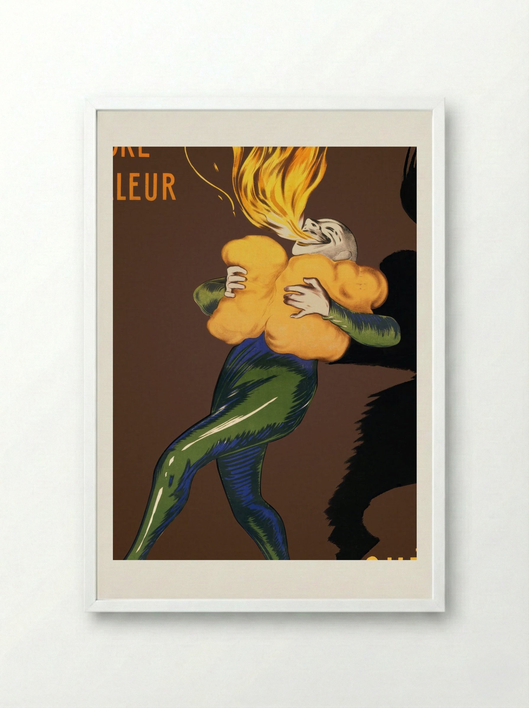 Le Thermogène Engendre la Chaleur - Leonetto Cappiello - Framed Print White