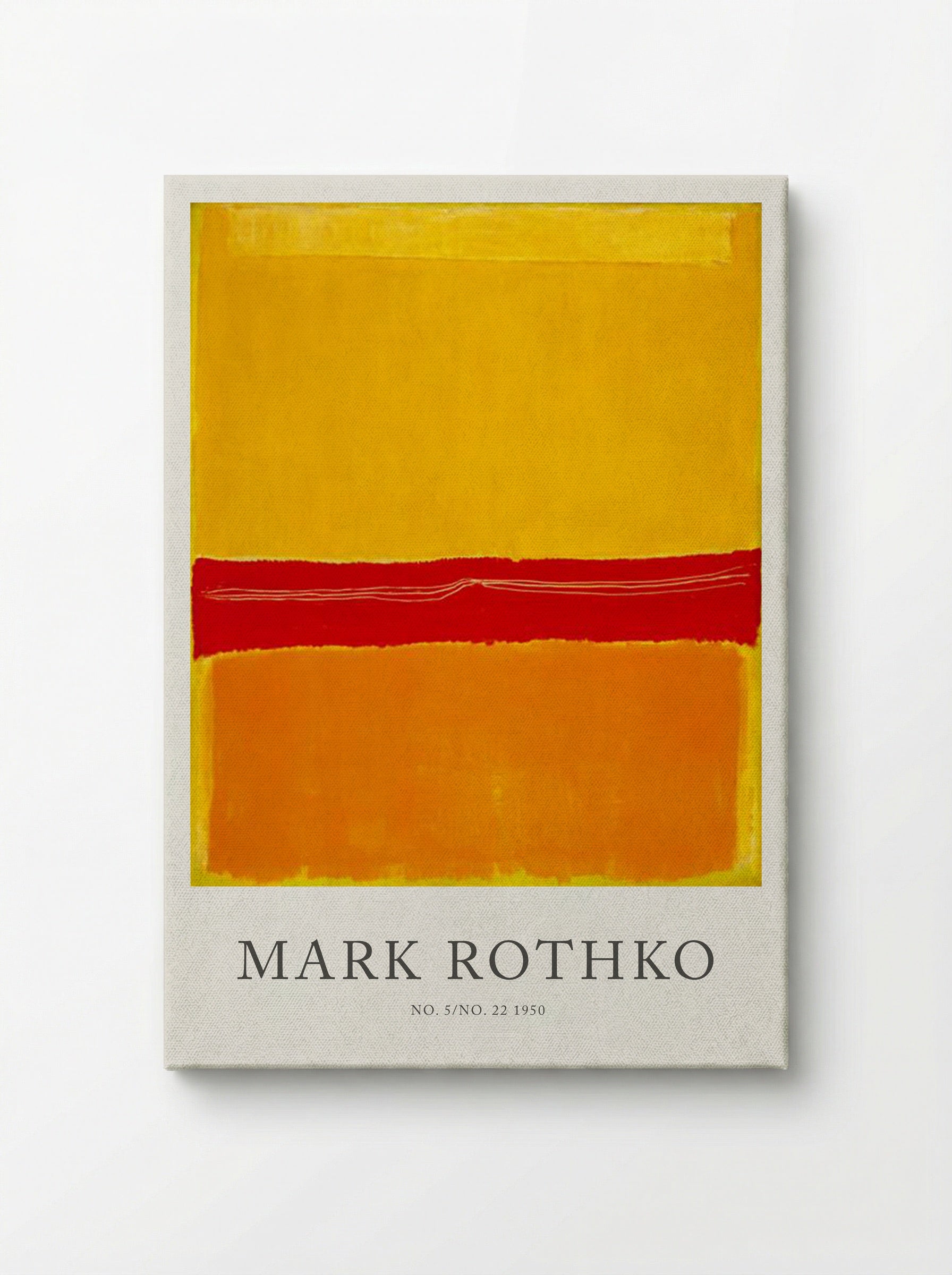No. 5/No. 22 - Mark Rothko - Canvas