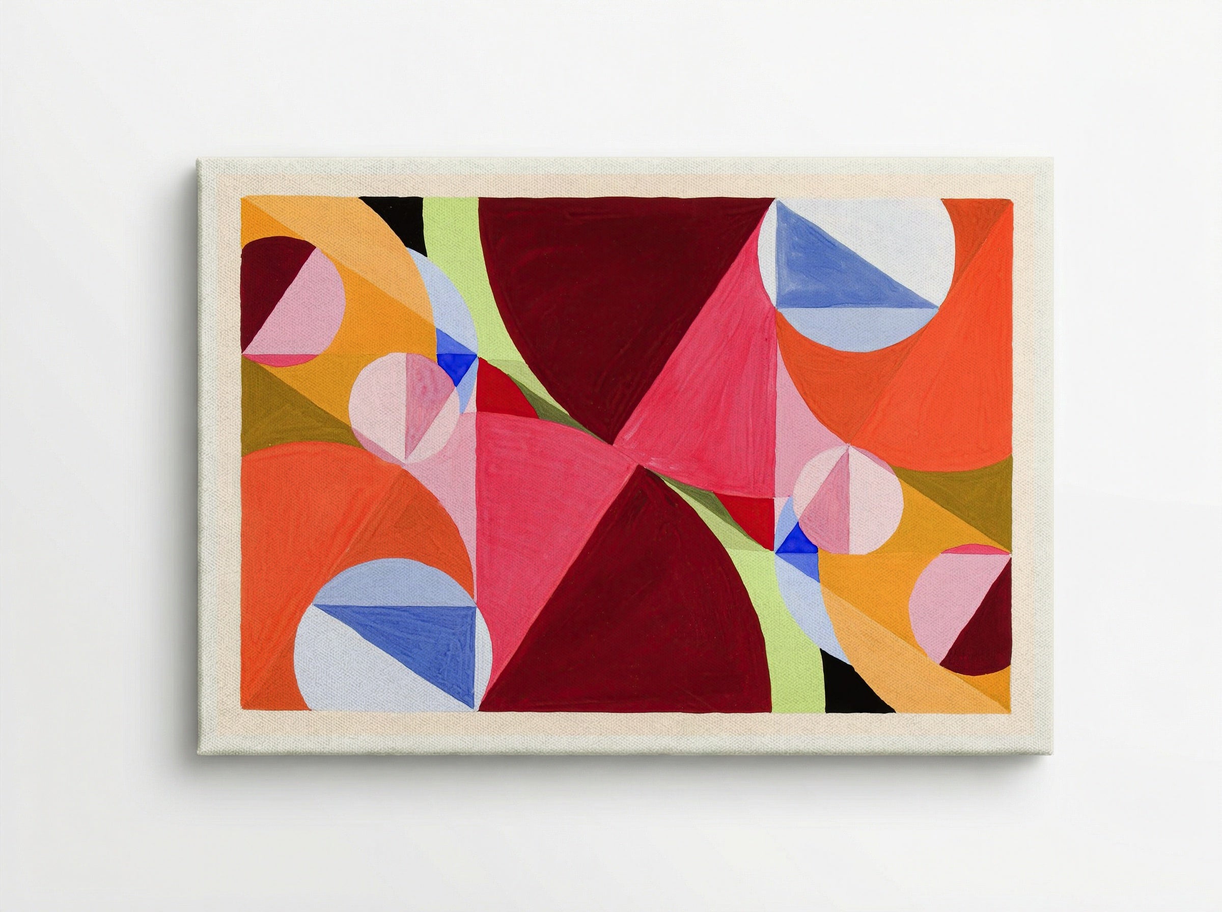 Area Broken by Perpendiculars - Joseph Schillinger - Canvas