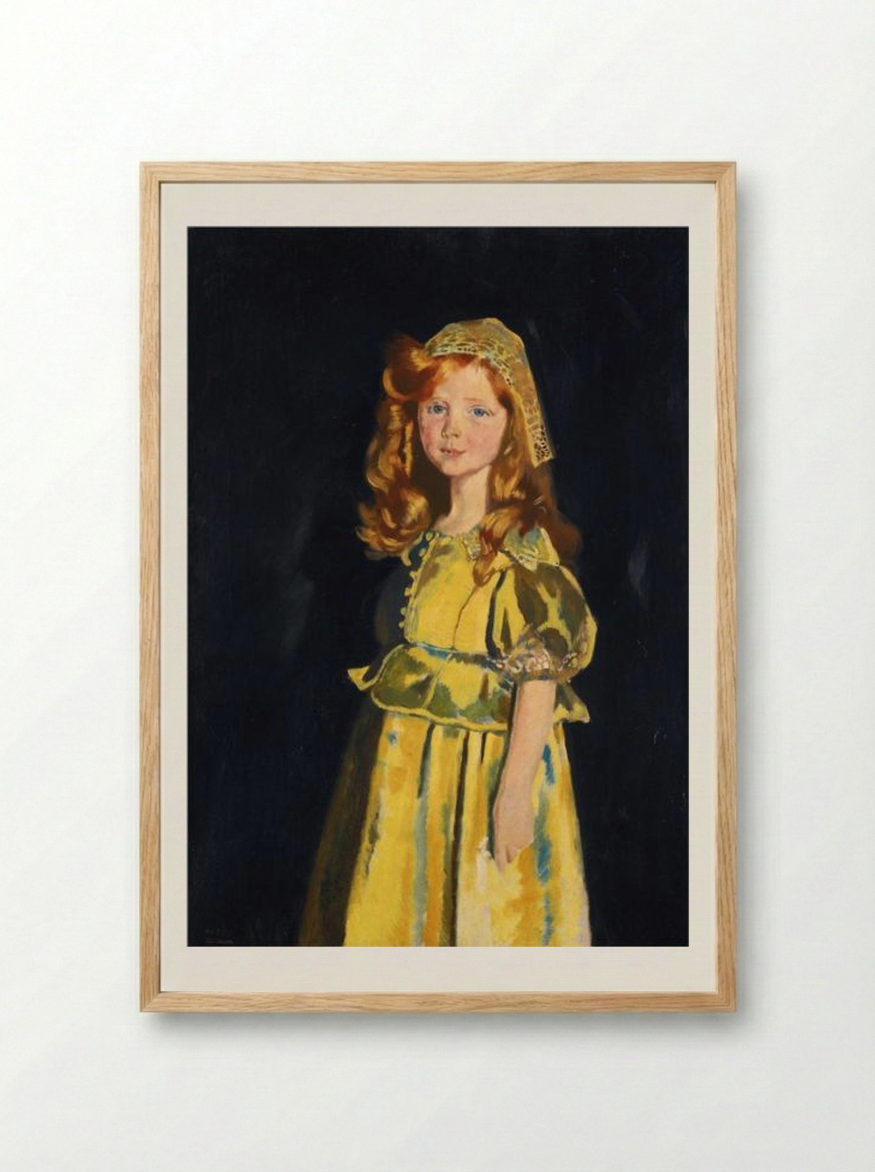 Vivien St George - William Orpen - Framed Print Wood