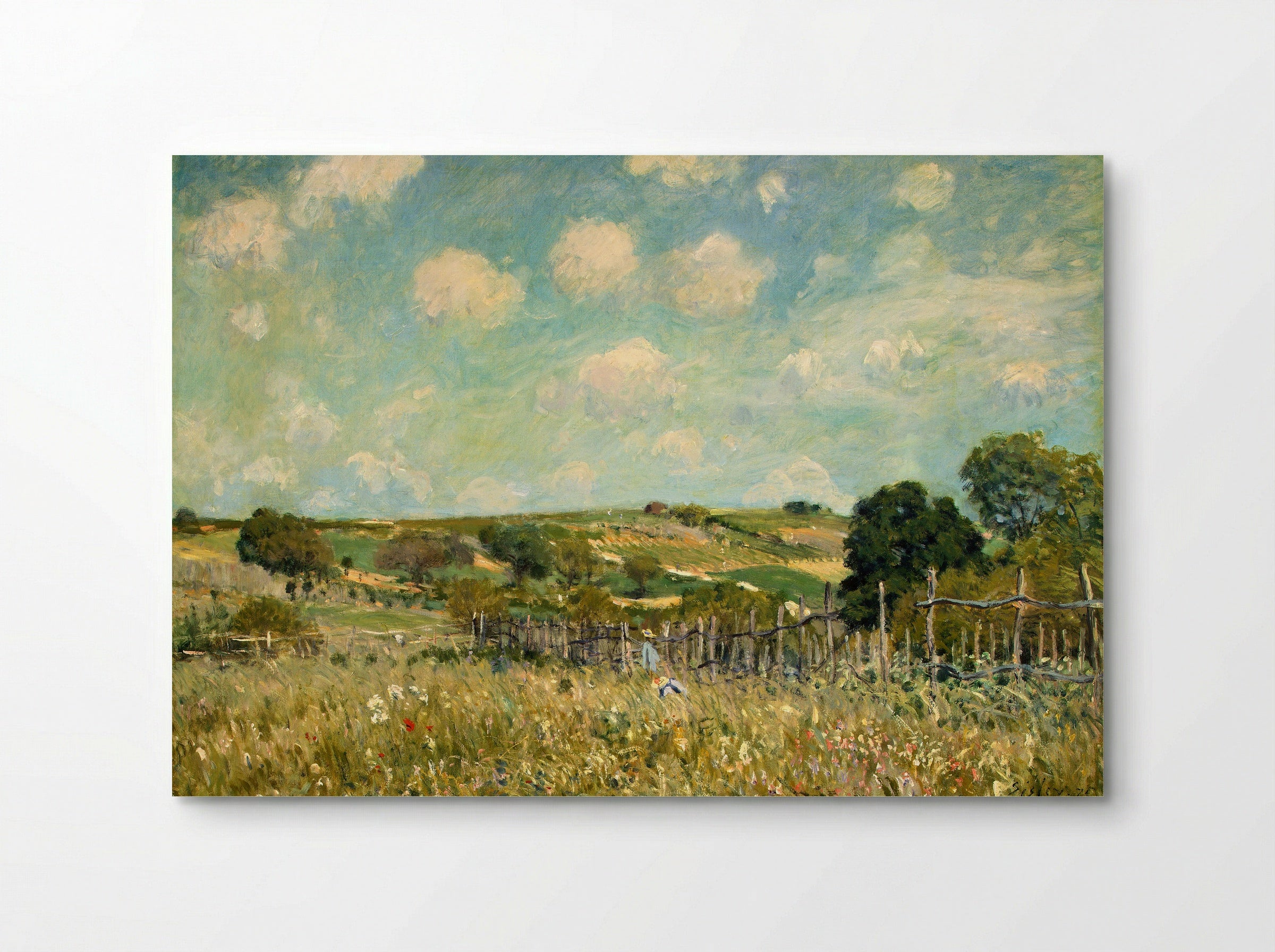 Meadow with Fence - Armand Guillaumin - Poster
