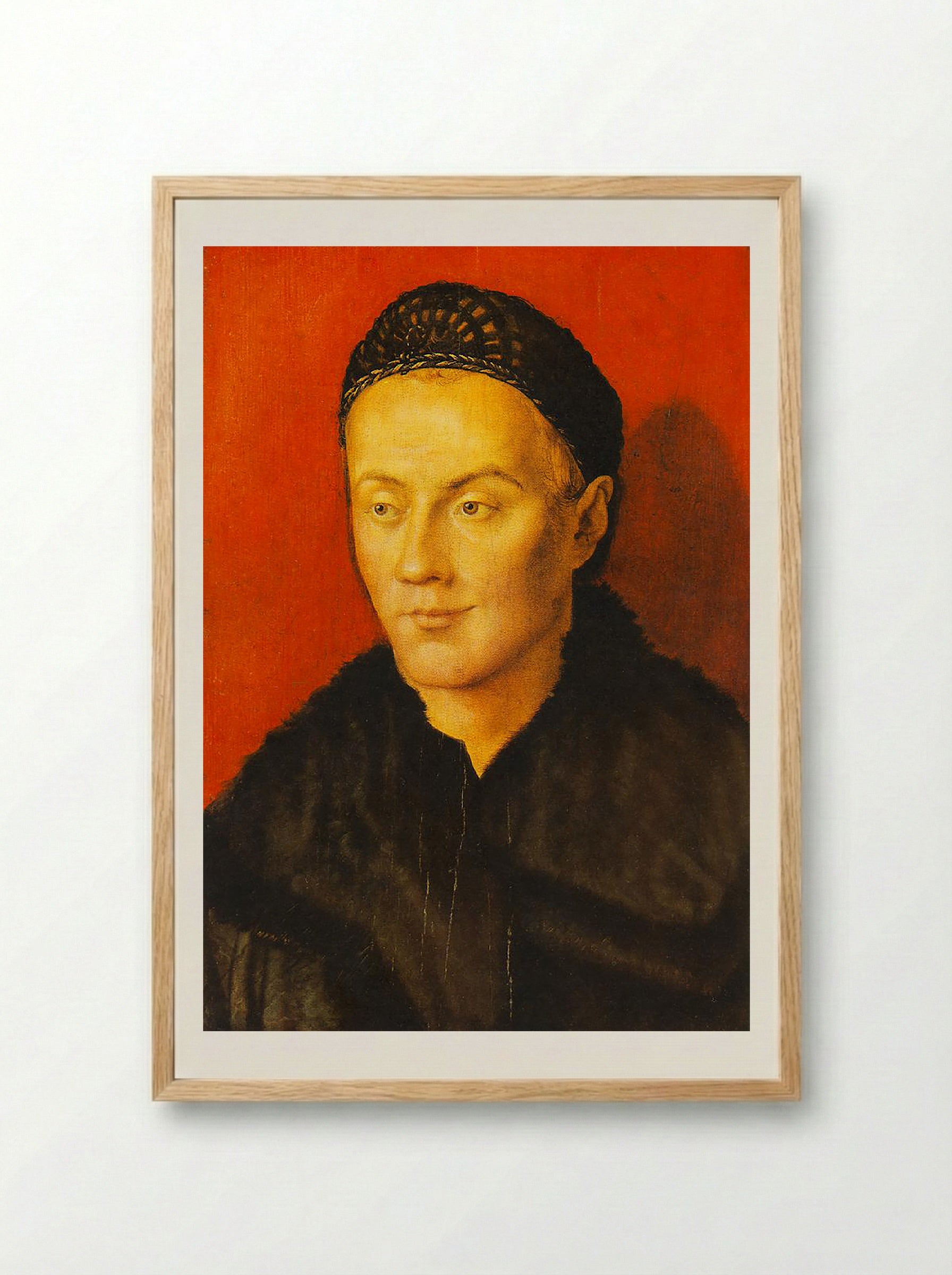 Portrait of a Man - Hans Holbein the Younger - Framed Print Wood