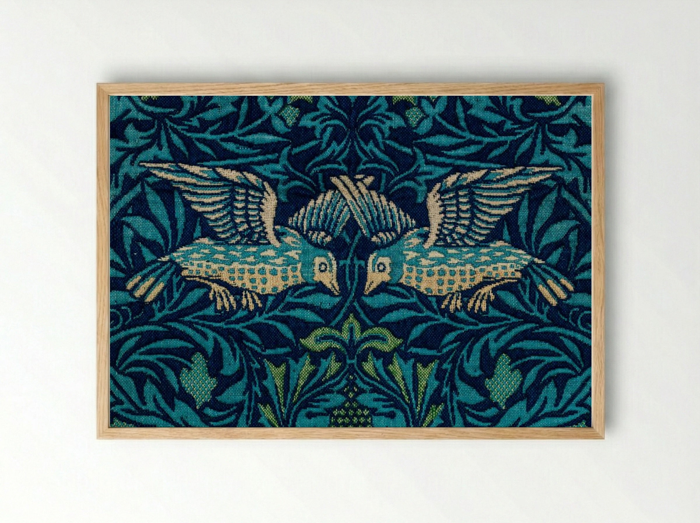 Birds - William Morris - Framed Print Wood