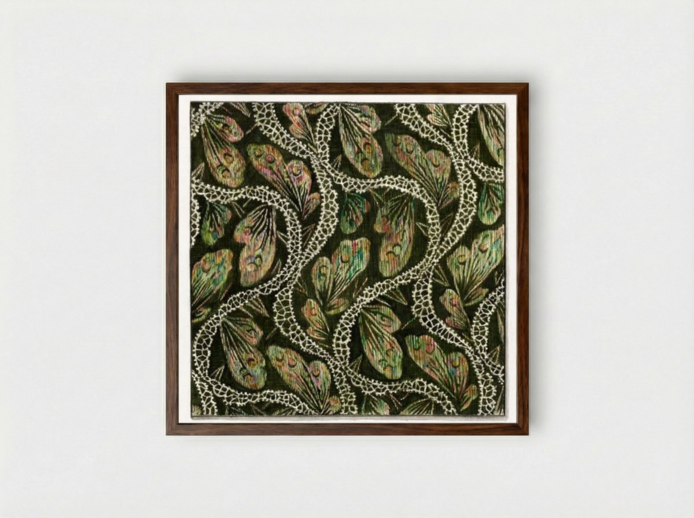 Material Used in Costume - Isabelle De Strange - Framed Print Dark Wood