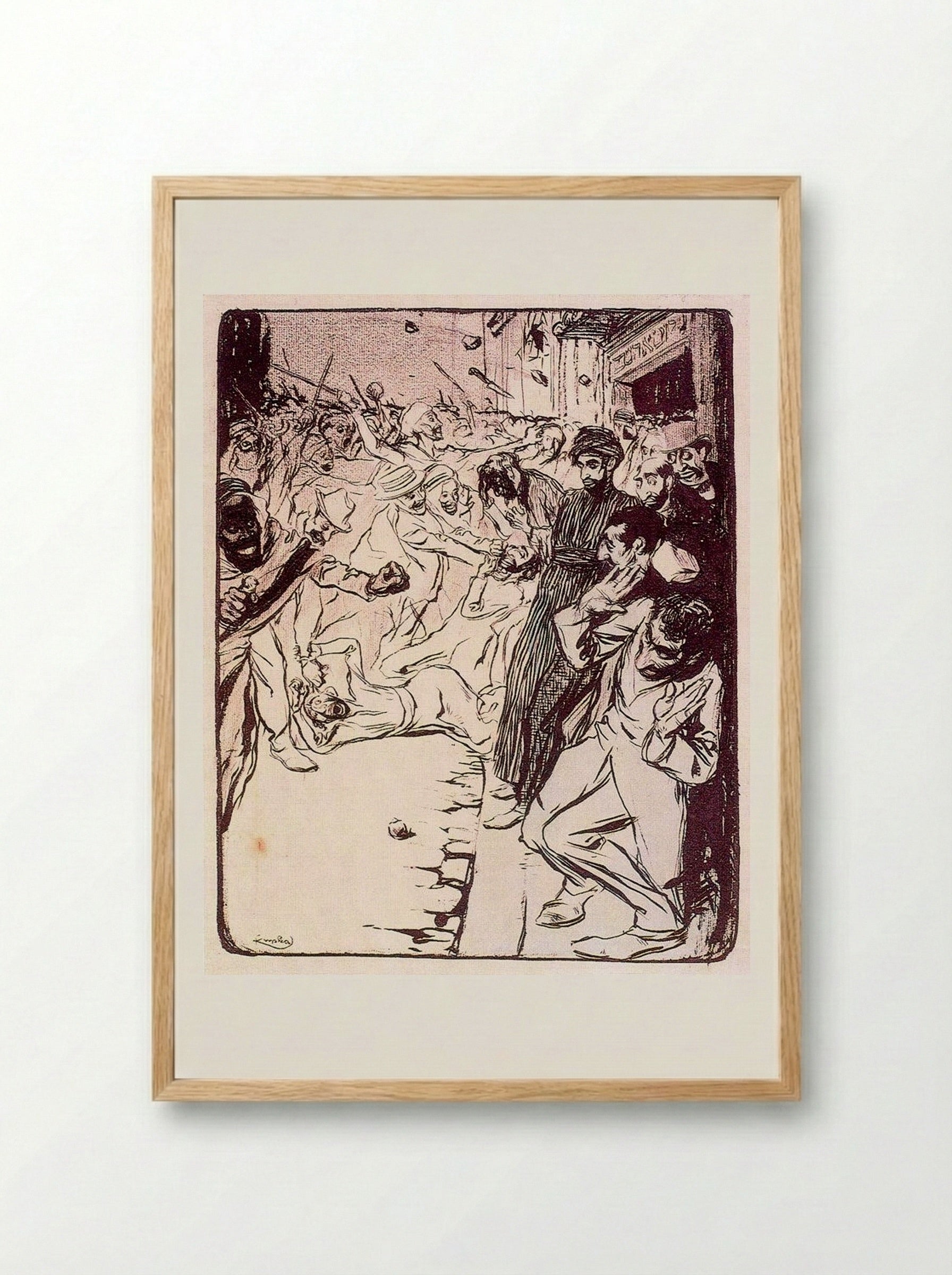 Algiers - František Kupka - Framed Print Wood