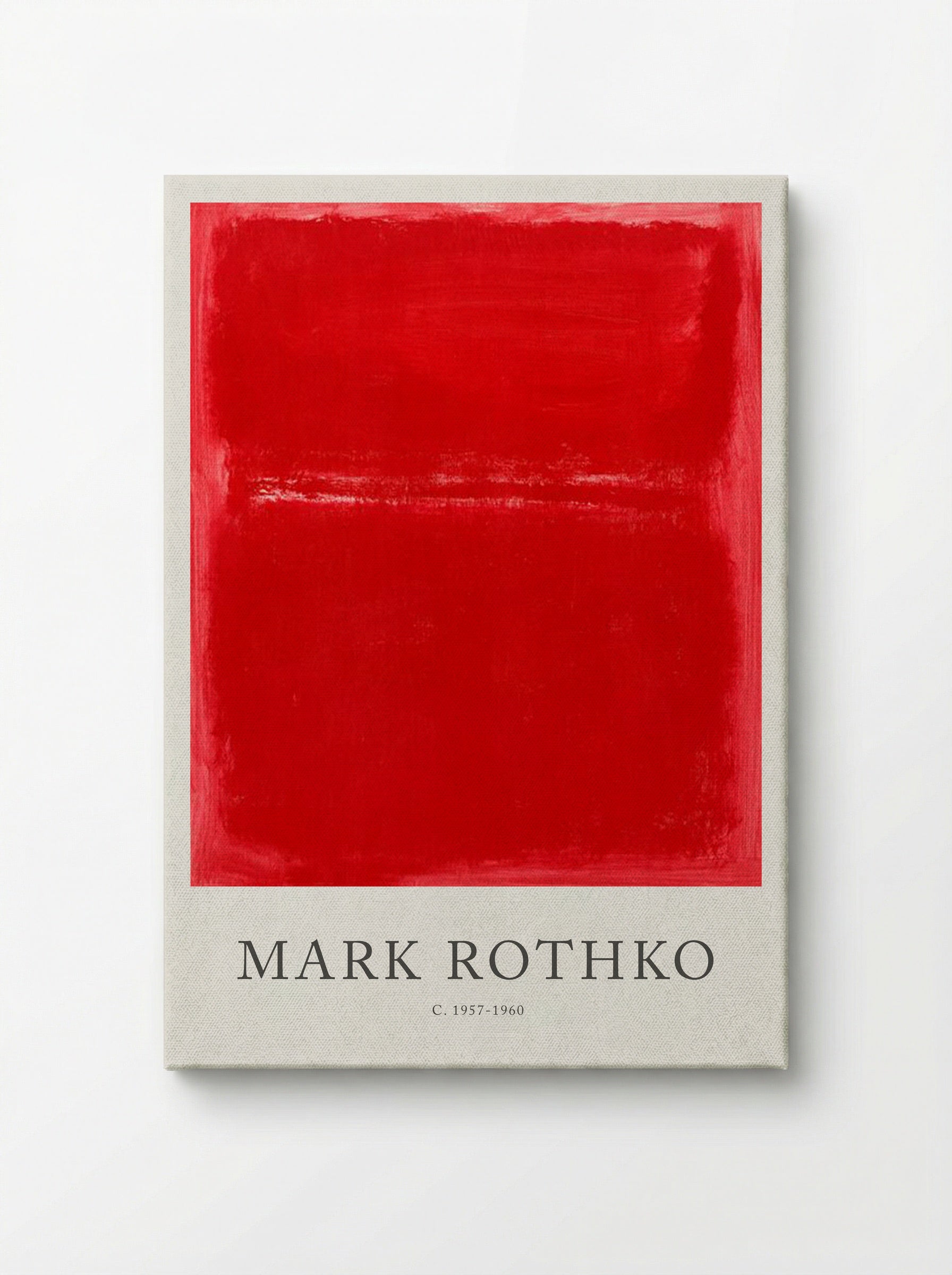Untitled (Red Rectangle) - Mark Rothko - Canvas