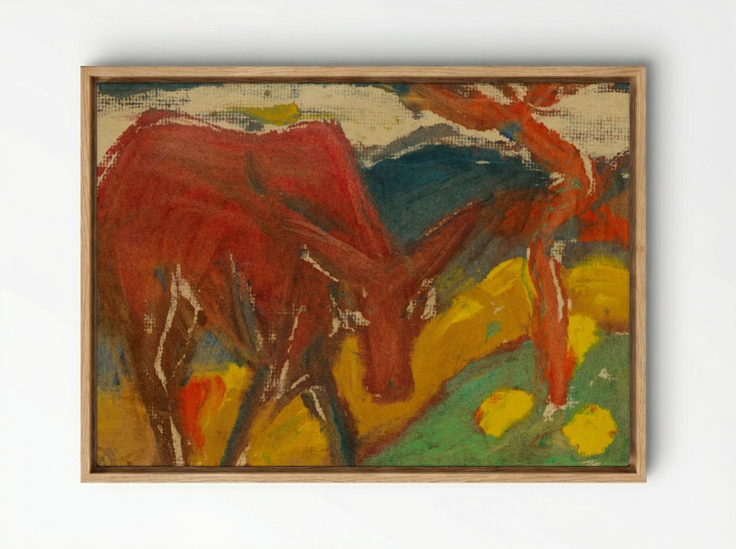 Under the Soil - Zolo Palugyay - Framed Canvas Wood