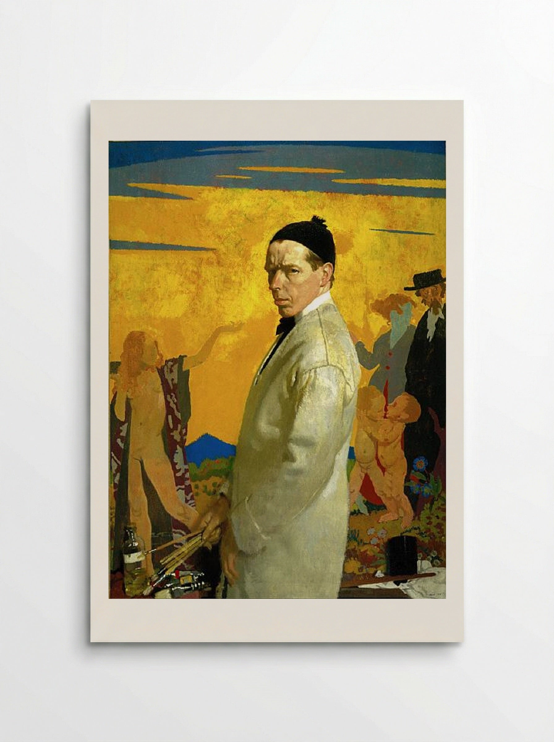 Self-Portrait: Sowing New Seed - William Orpen - Poster