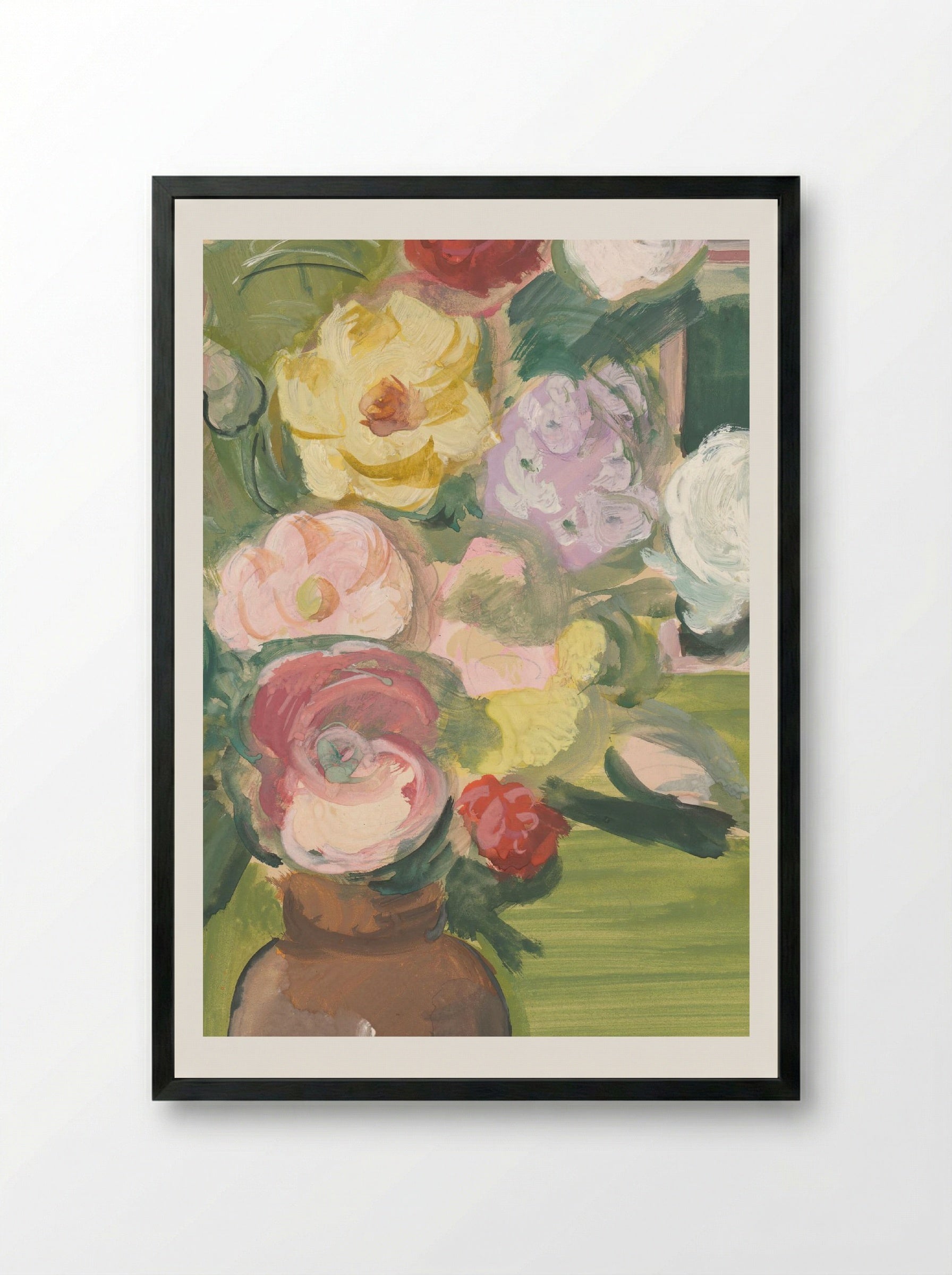 Bouquet - Cyprián Majerník - Framed Print Black