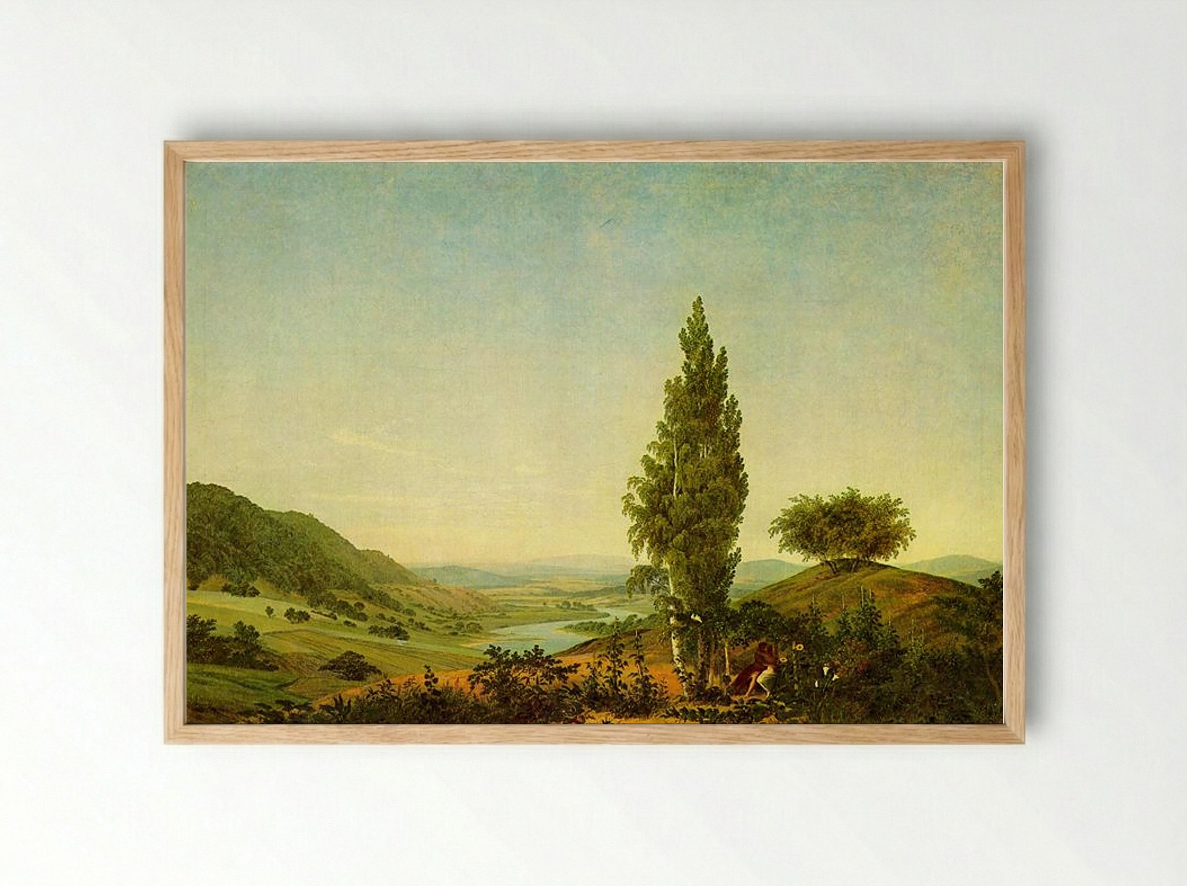 The Summer - Caspar David Friedrich - Framed Print Wood