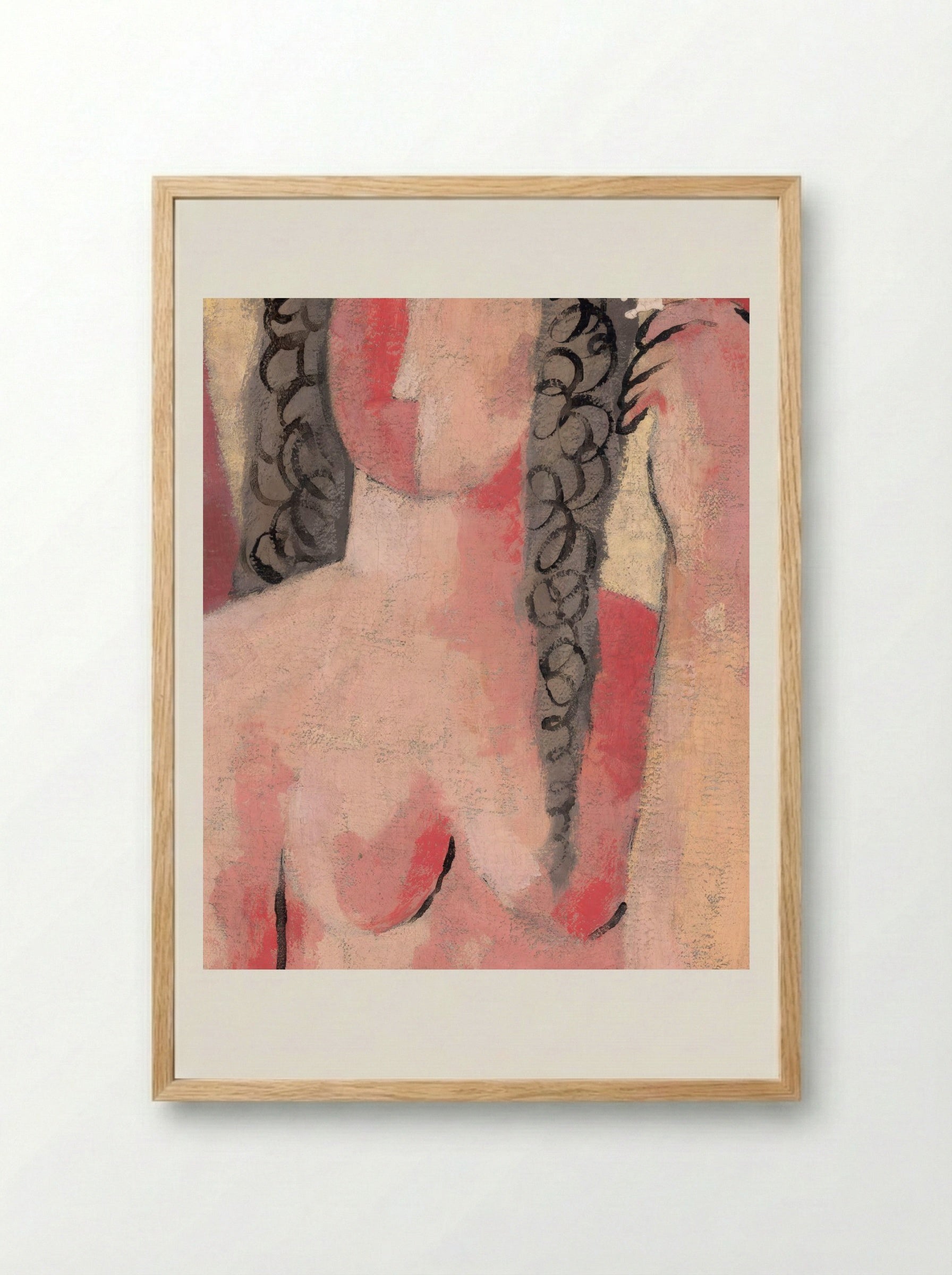 Grooming (Morning) - Mikuláš Galanda - Framed Print Wood