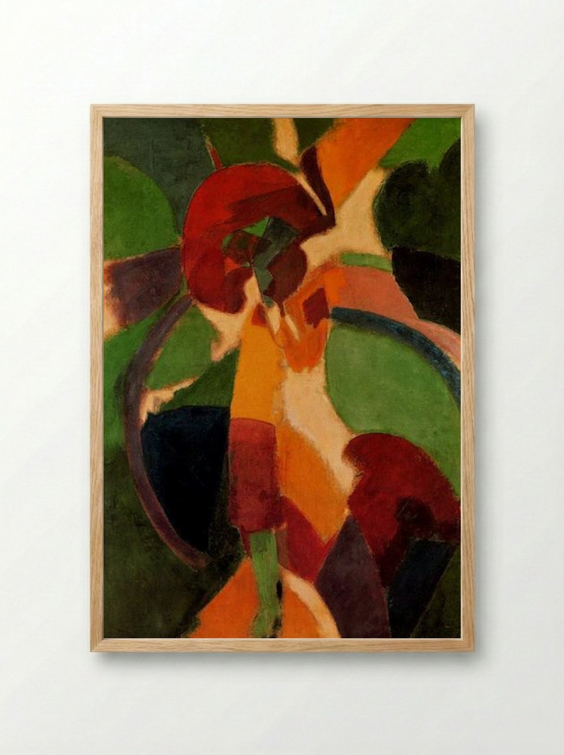 Woman with Umbrella, The Parisian - Robert Delaunay - Framed Print Wood
