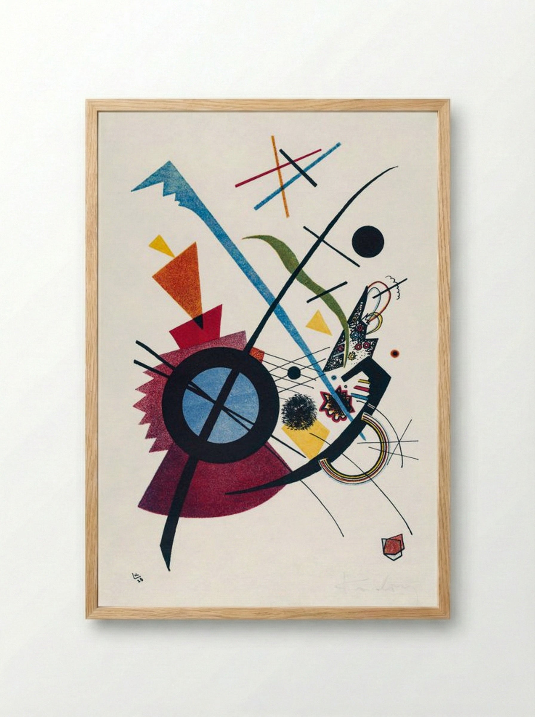 Violet - Wassily Kandinsky - Framed Print Wood