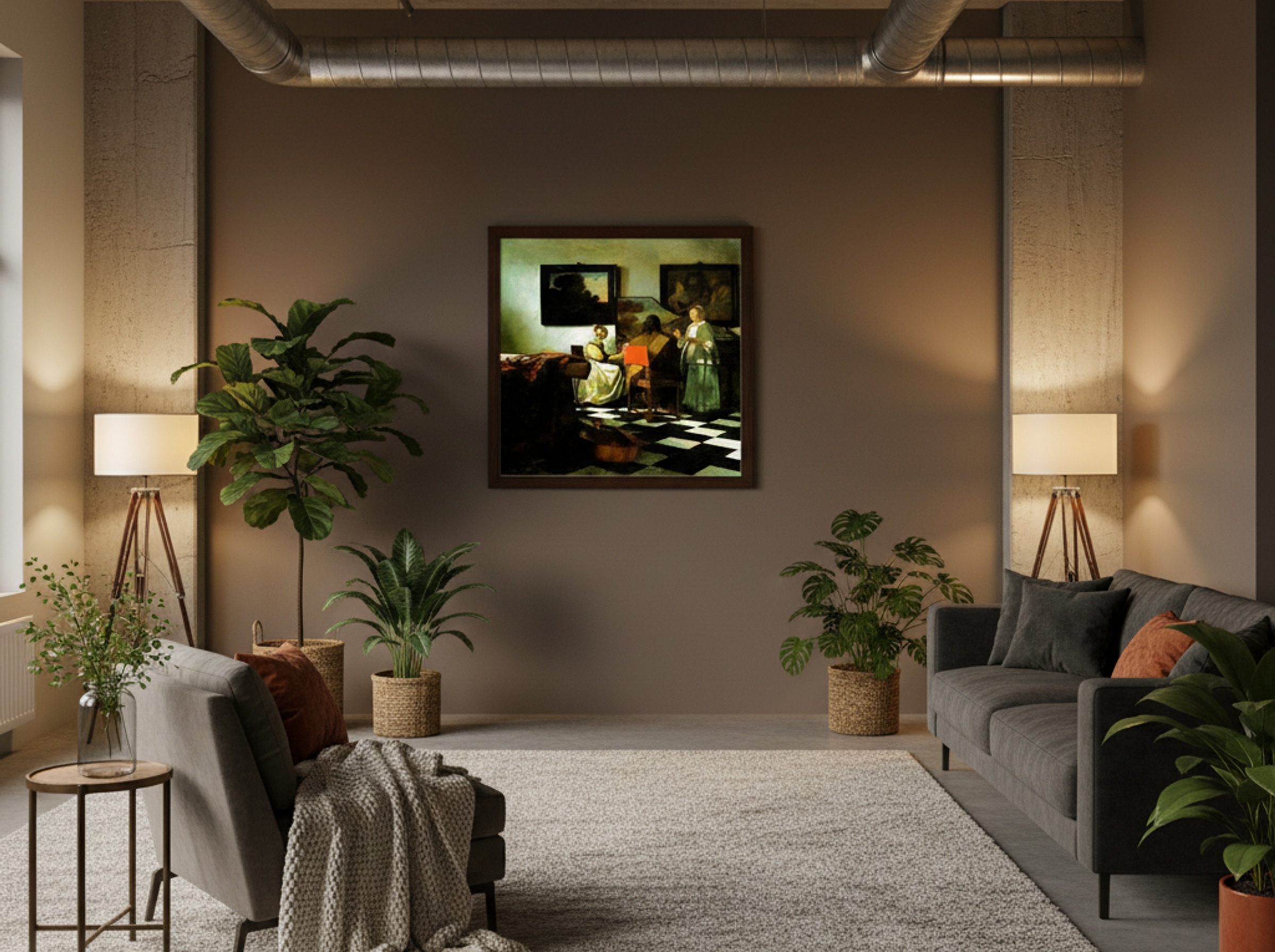 The Concert - Johannes Vermeer - Lifestyle