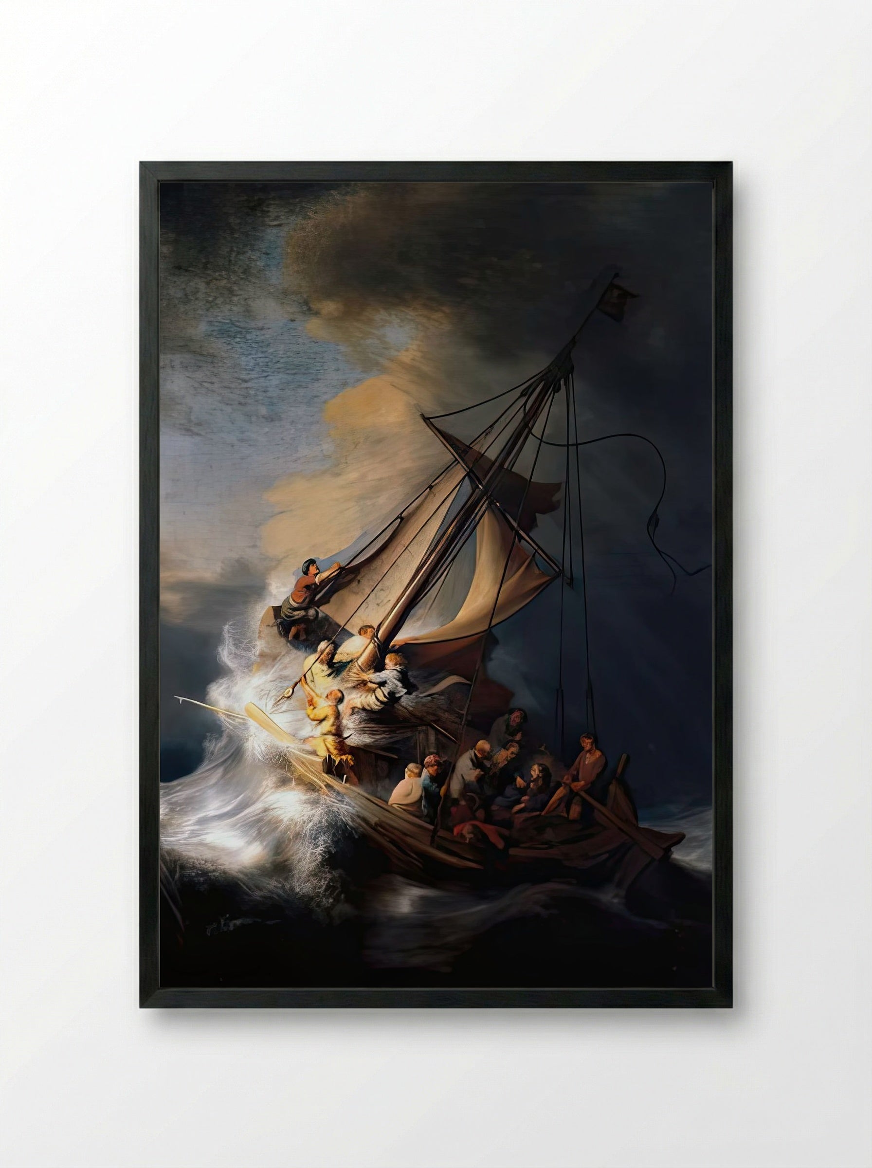 The Storm on the Sea of Galilee - Rembrandt van Rijn - The Storm on the Sea of Galilee_Framed-Print_Black_CompositorV1_1769815690357