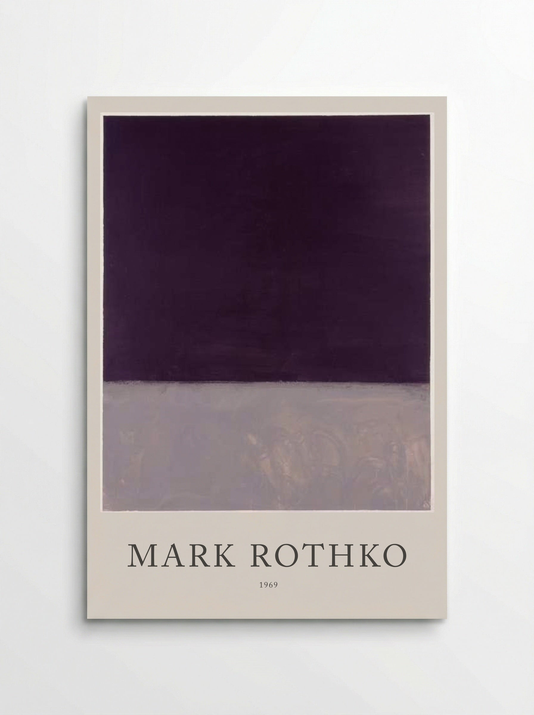 Untitled (Purple and Grey) - Mark Rothko - Poster