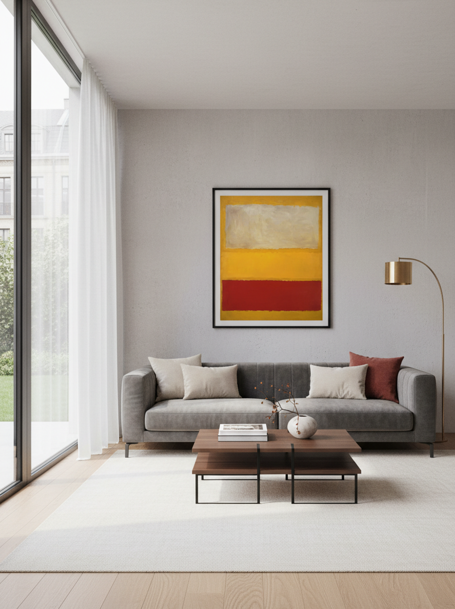 No. 13 (White, Red on Yellow) - Mark Rothko - Lifestyle