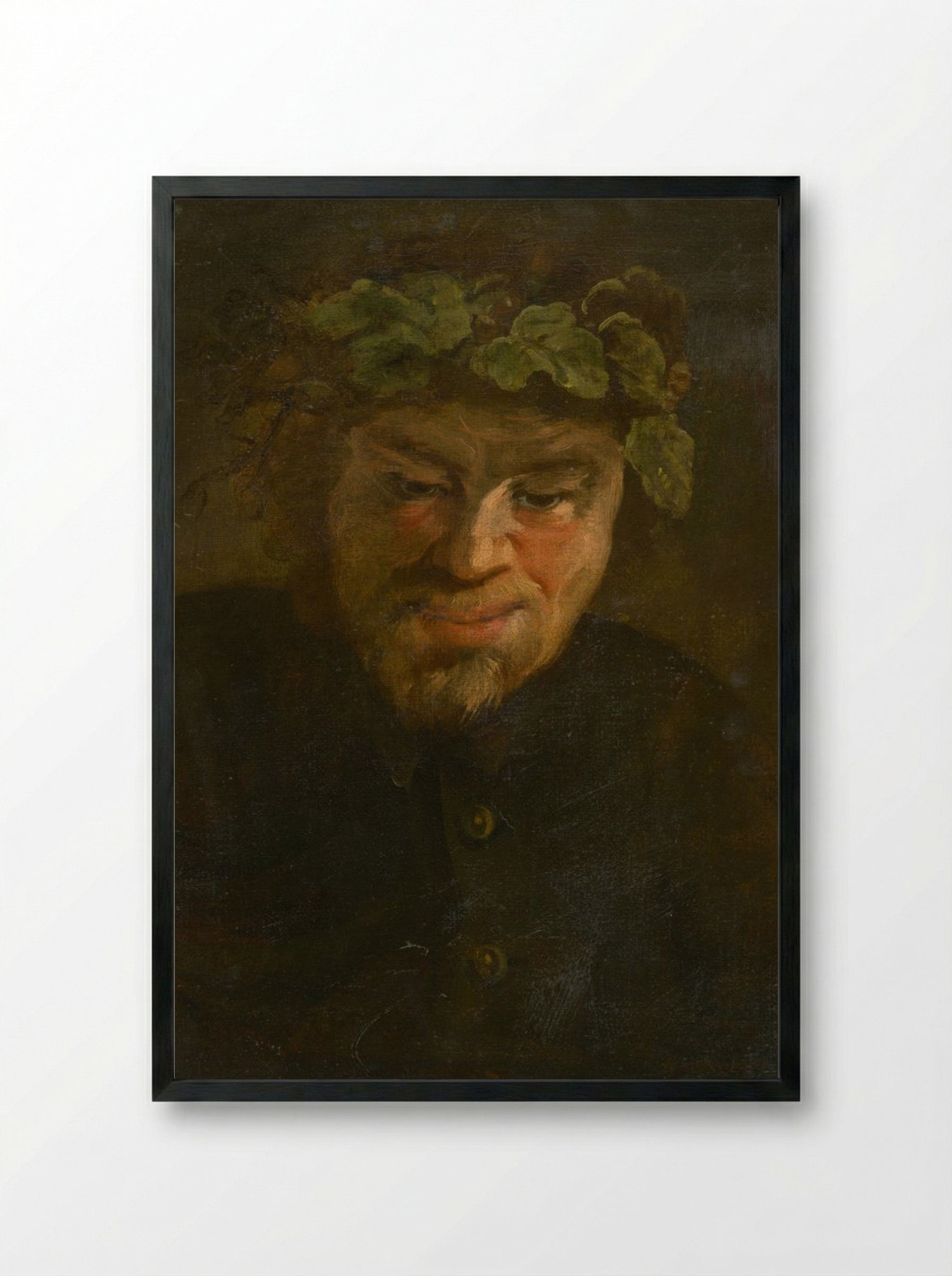 Bacchus - Peter Paul Rubens - Framed Print Black