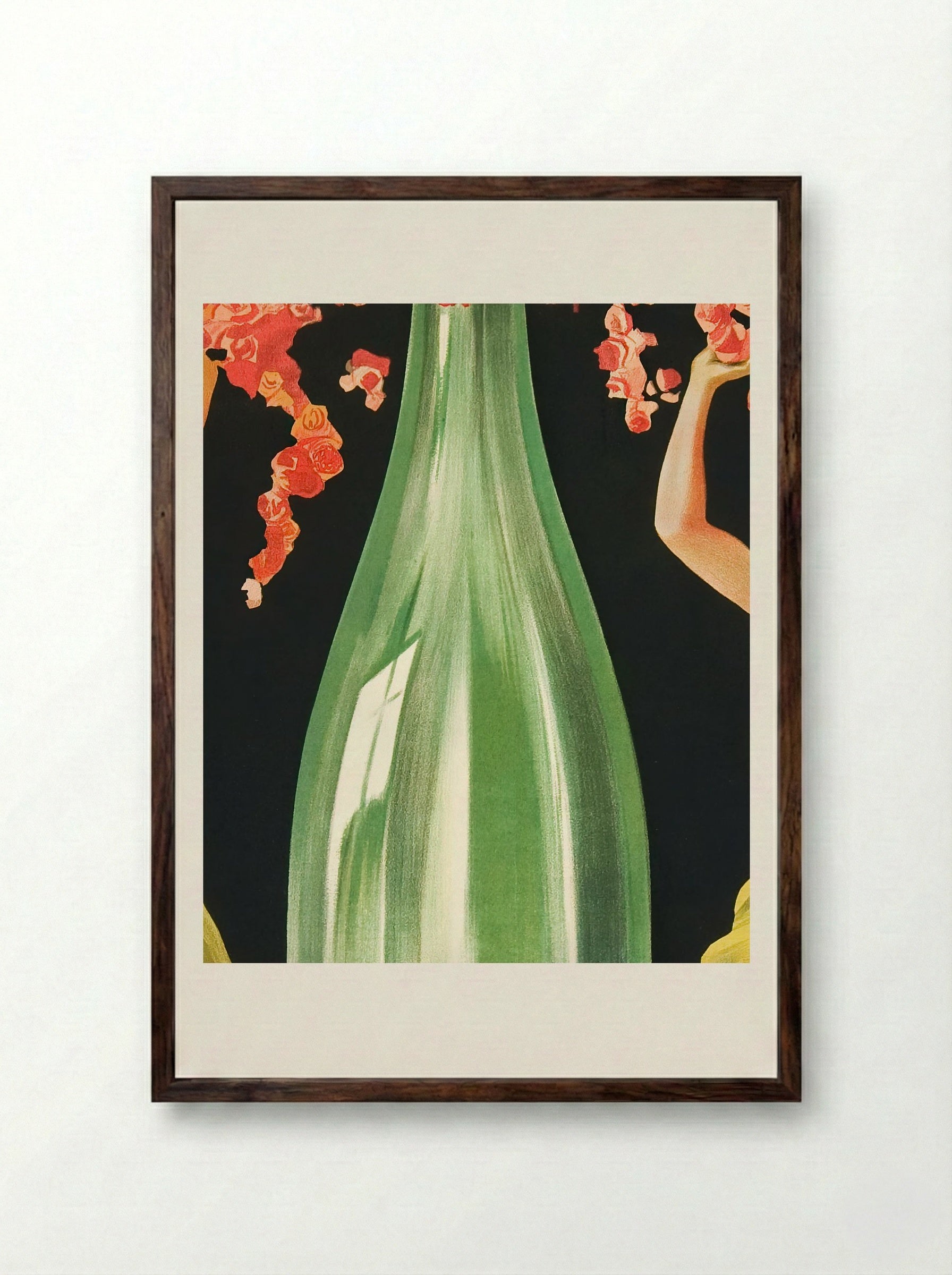 Drink Evian-Cachat - Leonetto Cappiello - Framed Print Dark Wood