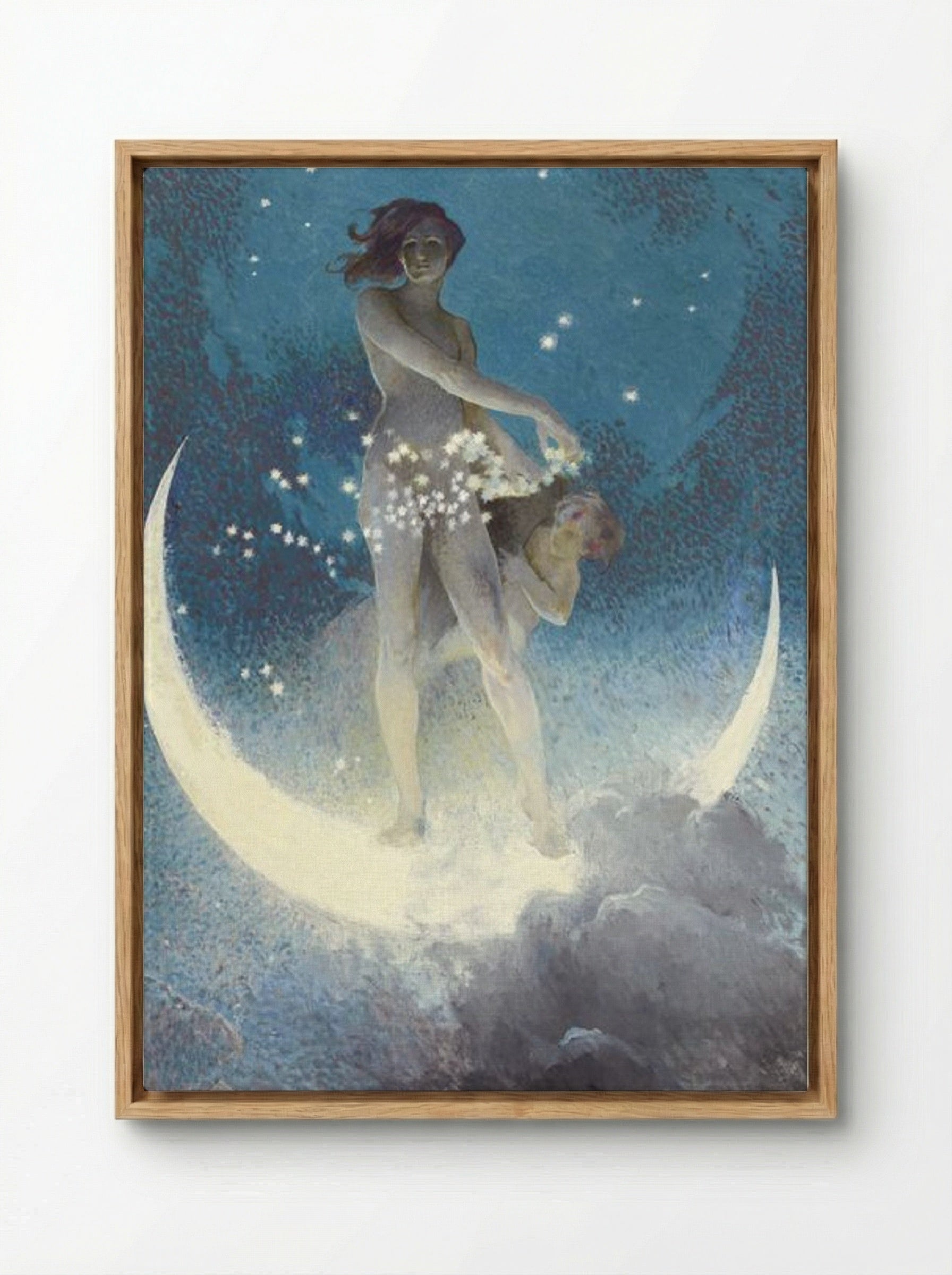 Spring Scattering Stars - Edwin Howland Blashfield - Framed Canvas Wood