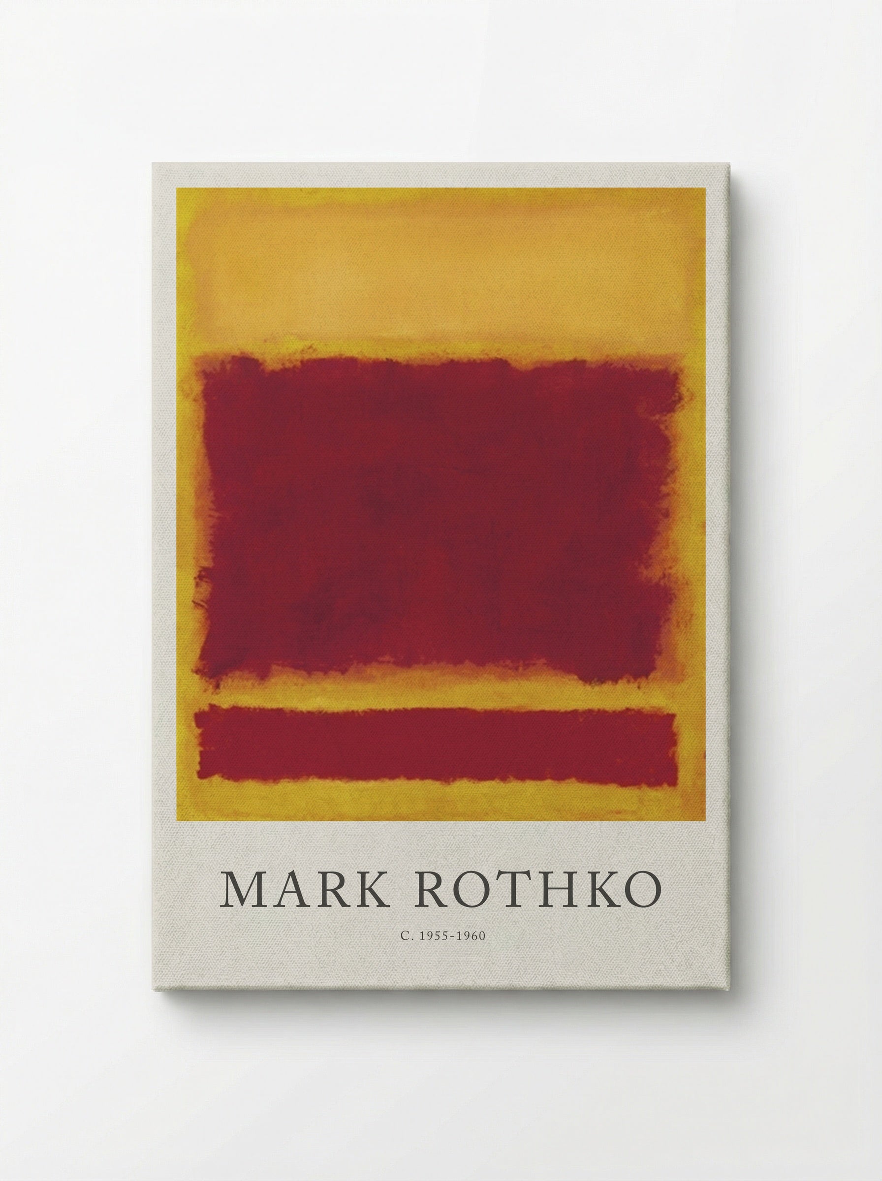 Untitled (Yellow, Red, Yellow) - Mark Rothko - Canvas