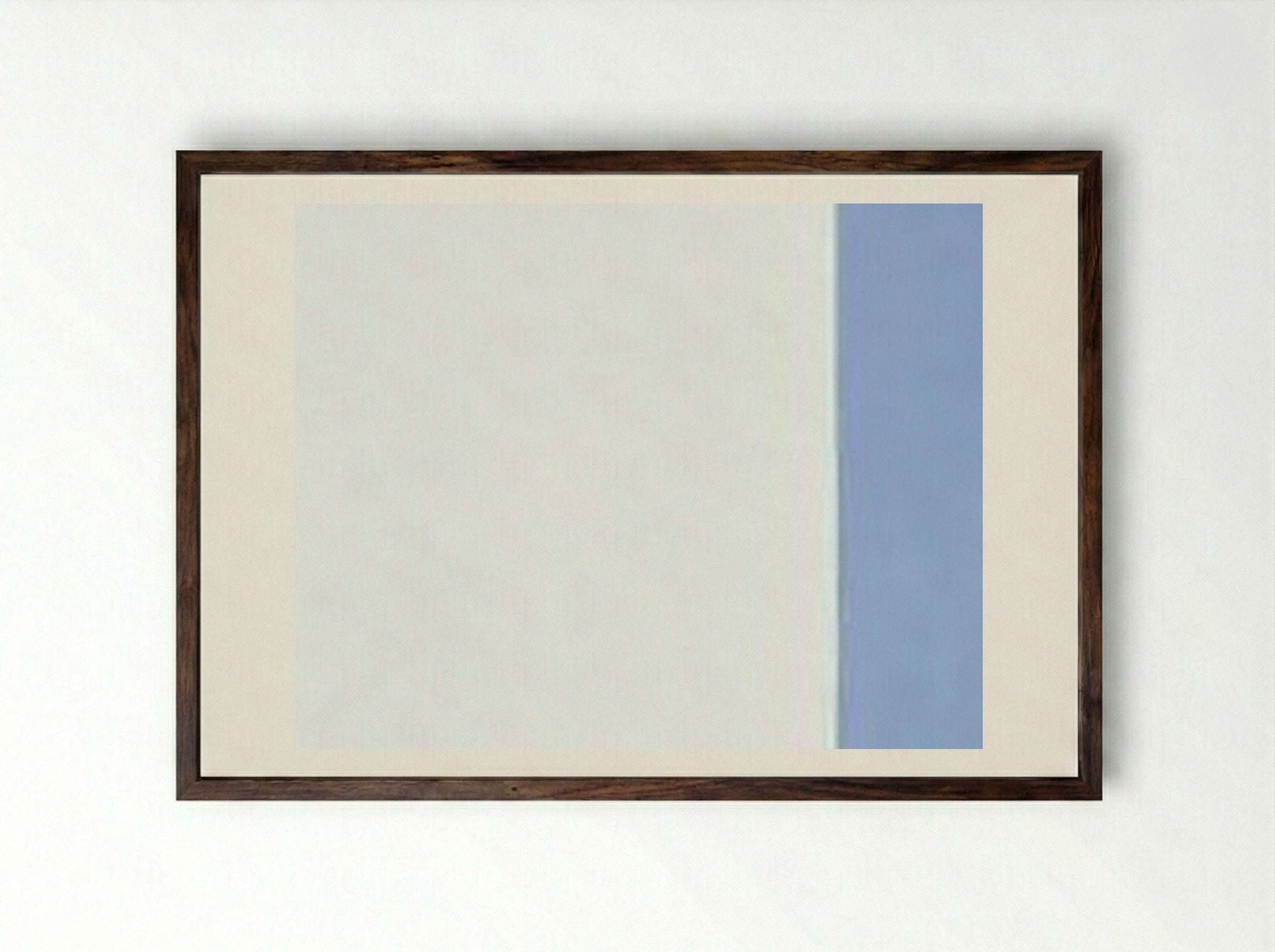June 1937 (painting) - Ben Nicholson - Framed Print Dark Wood