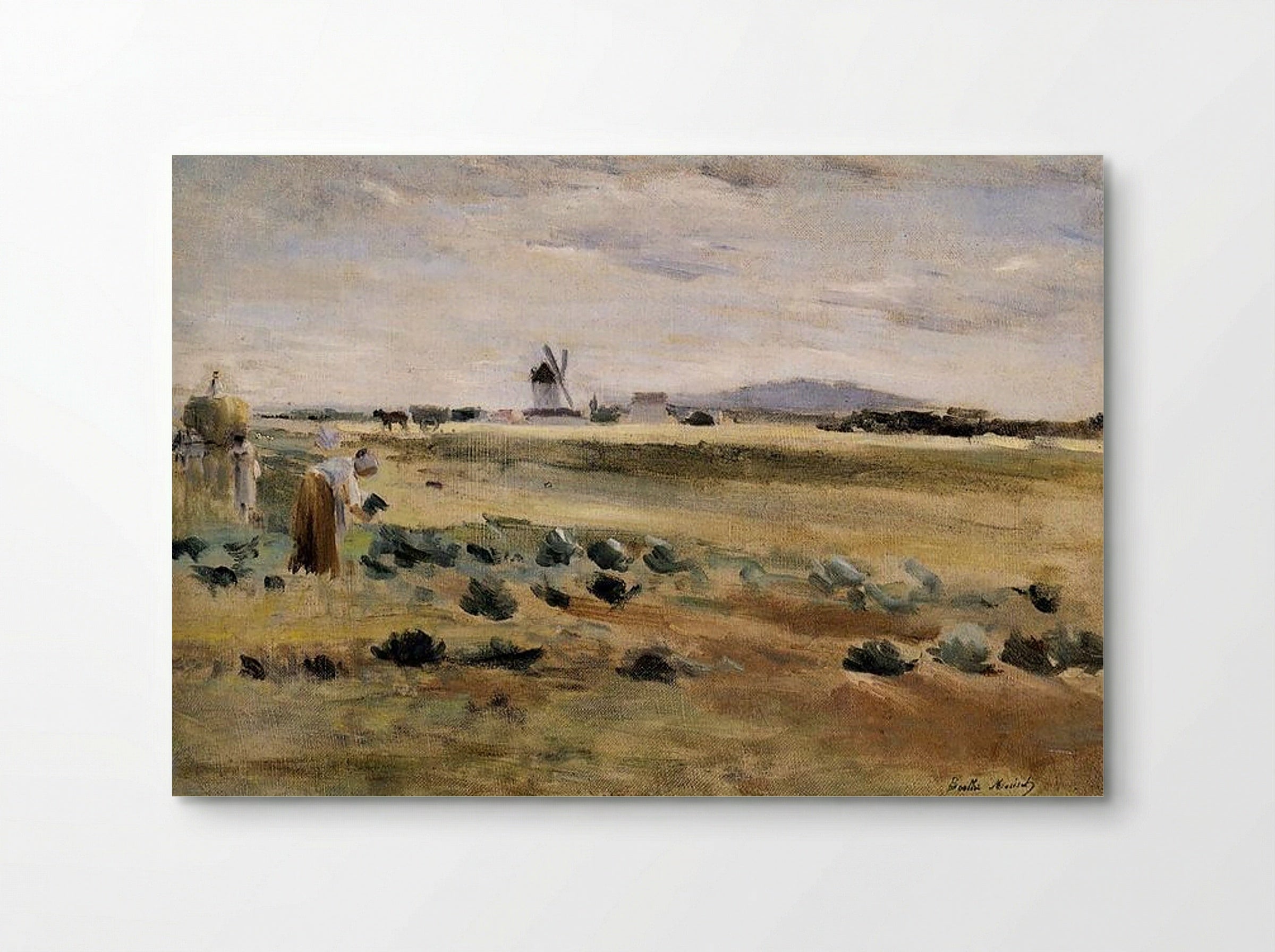 The Little Windmill at Gennevilliers - Berthe Morisot - Poster