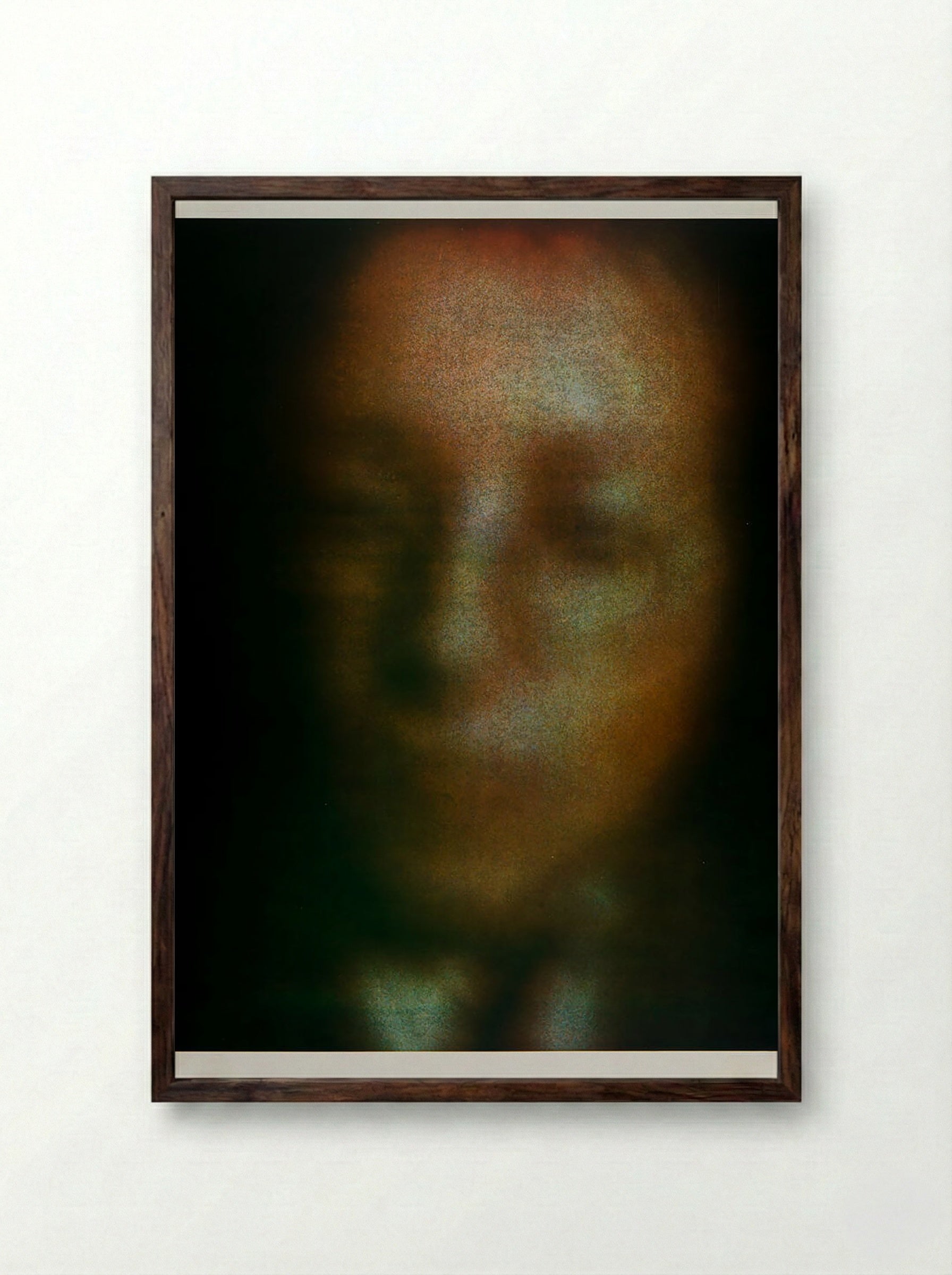 Heiner Friedrich - Gerhard Richter - Framed Print Dark Wood