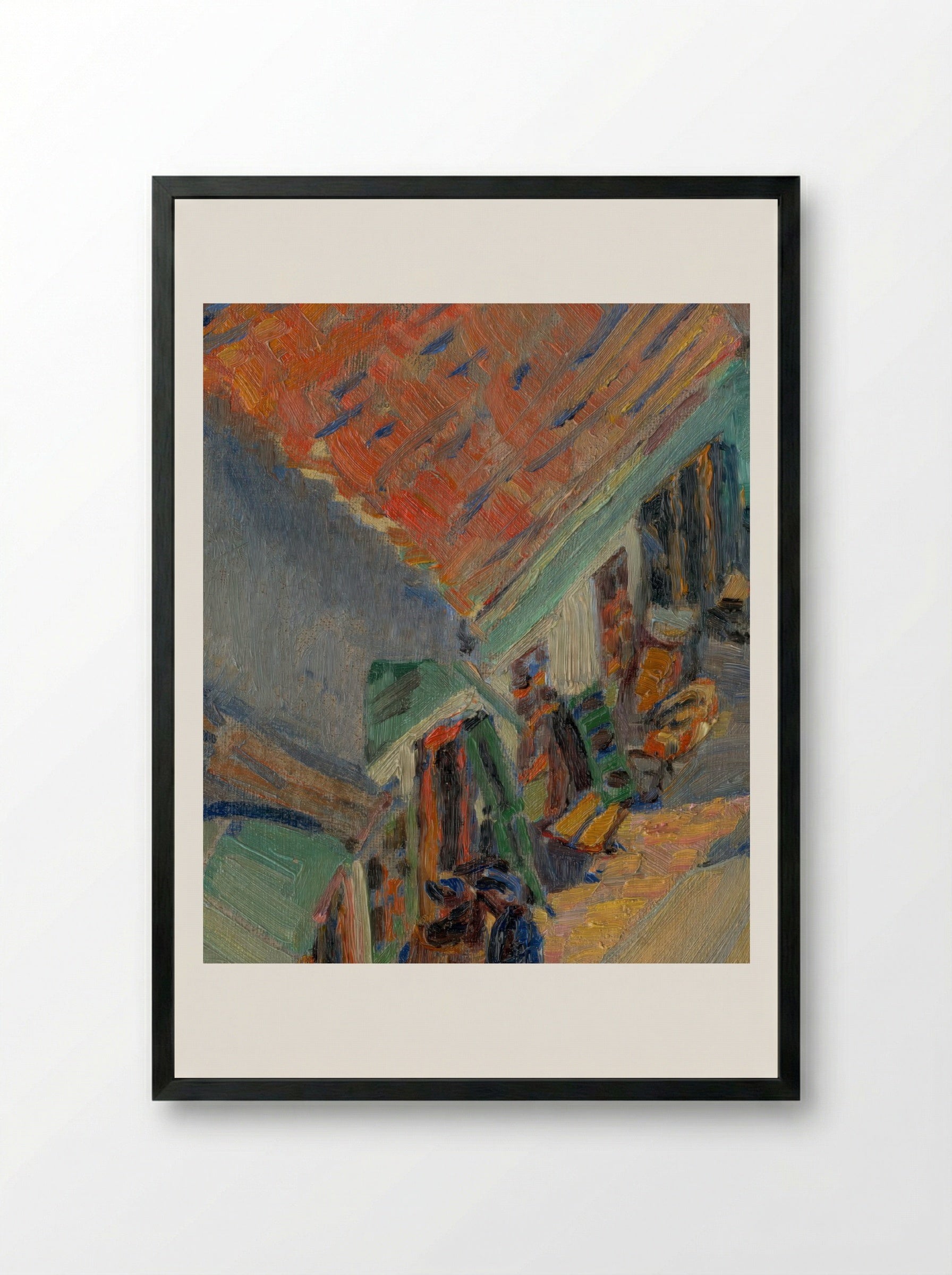 In Front of the House - Konstantin Bauer - Framed Print Black