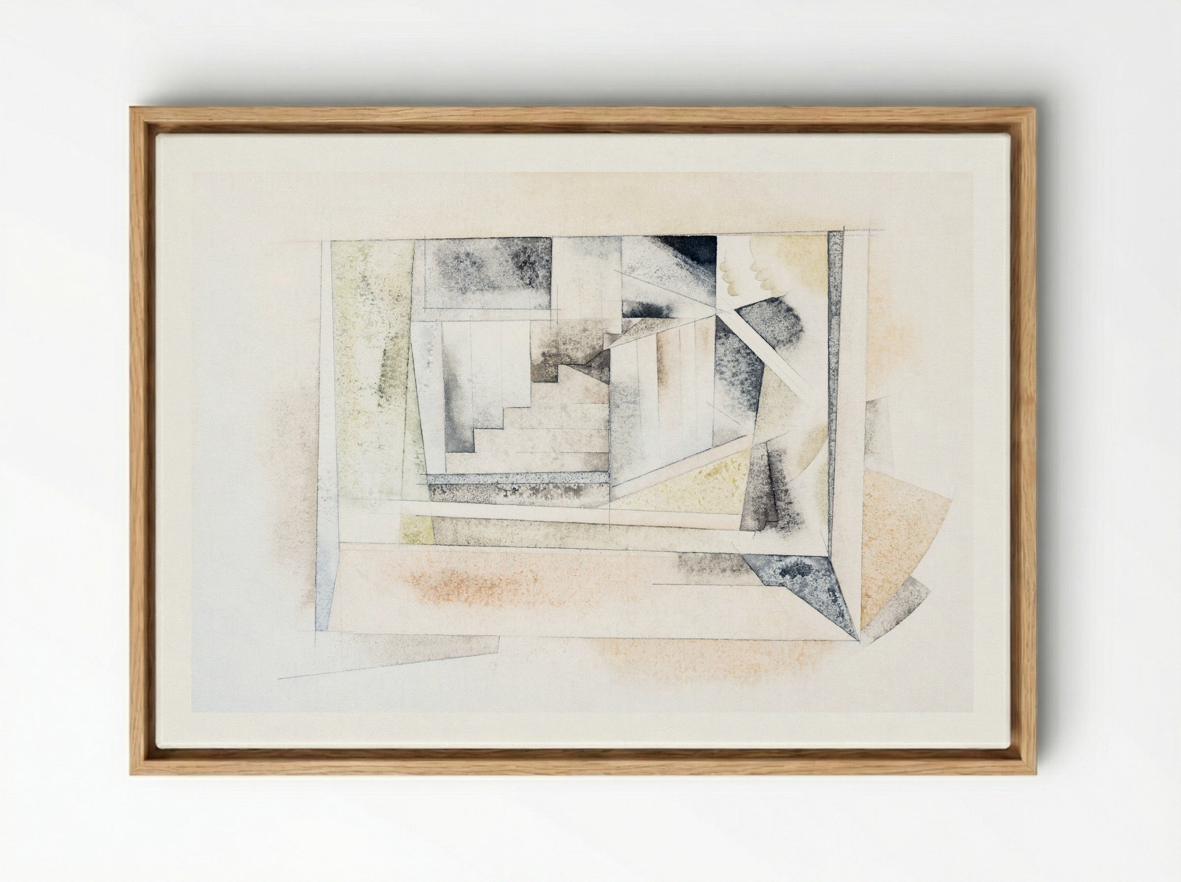 Bermuda Stairway - Charles Demuth - Framed Canvas Wood