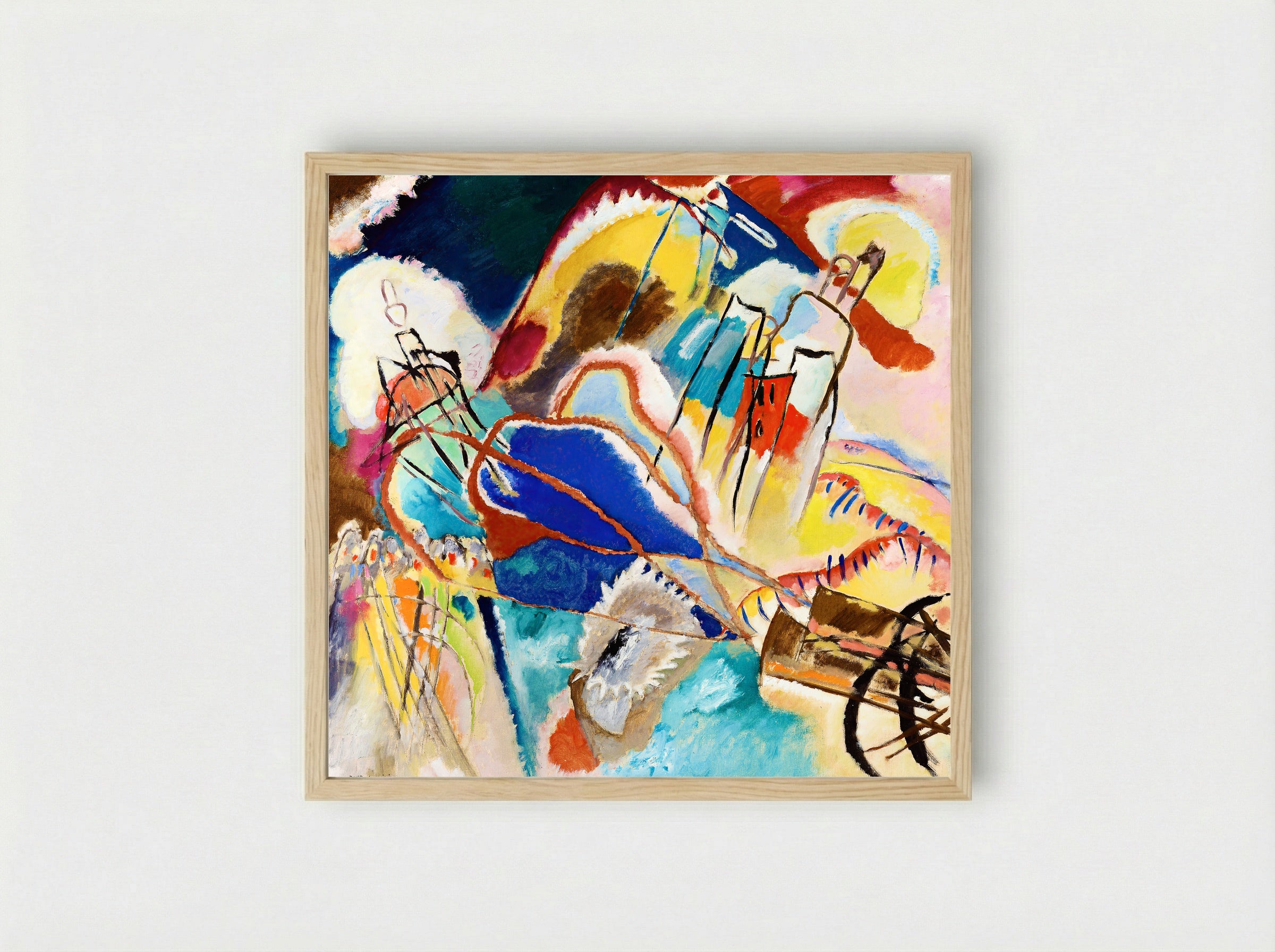 Improvisation No. 30 - Wassily Kandinsky - Framed Print Wood