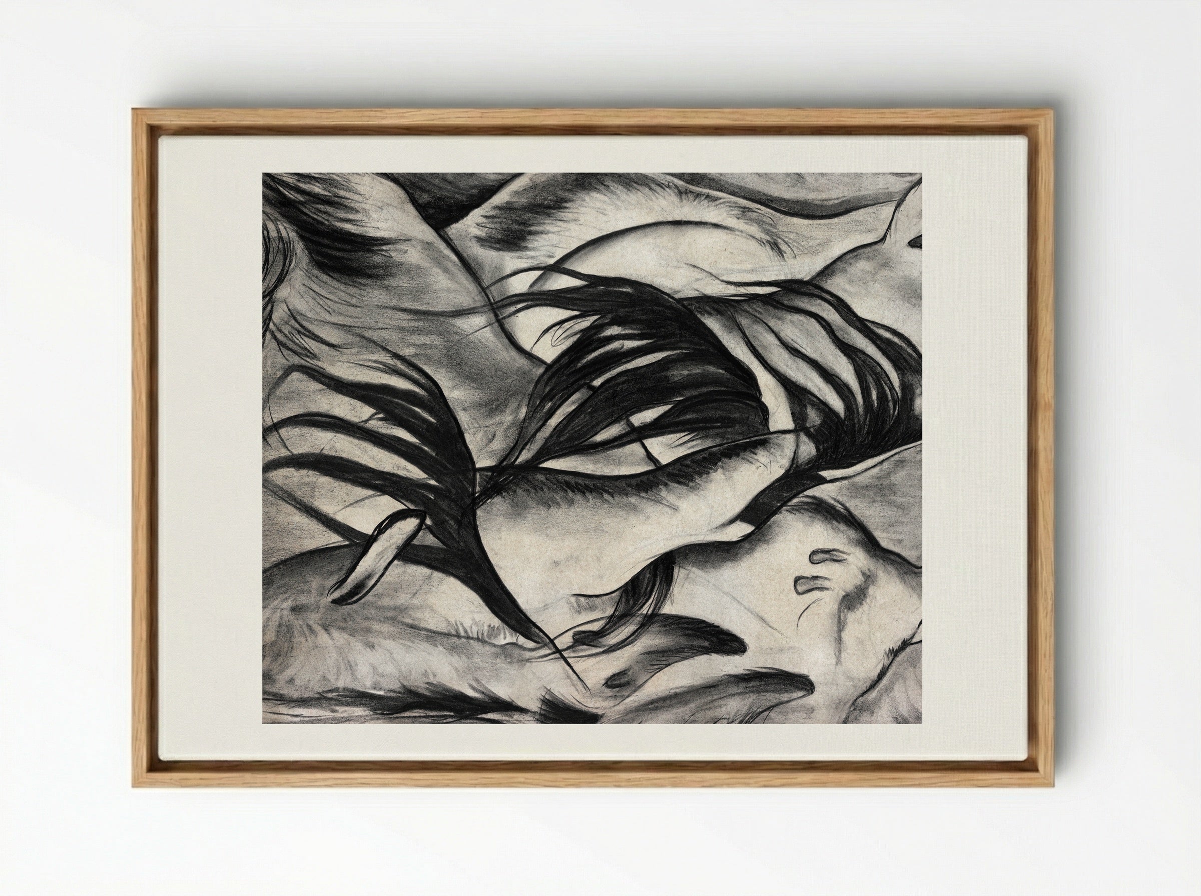 Goats - Arthur Dove - Framed Canvas Wood