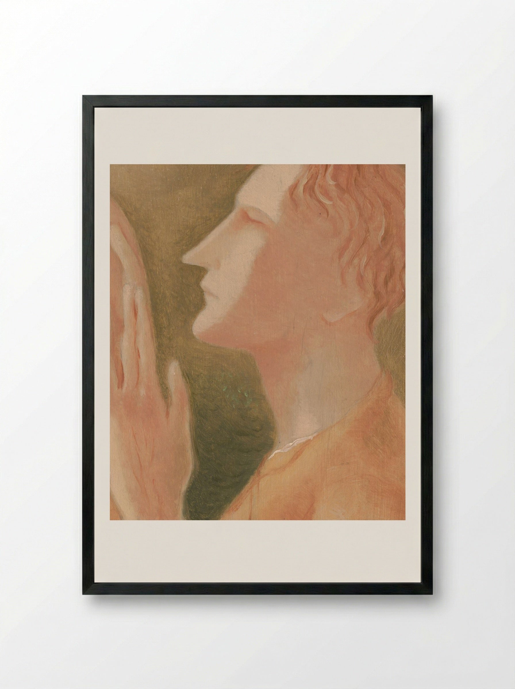 Blind Man - Mikuláš Galanda - Framed Print Black