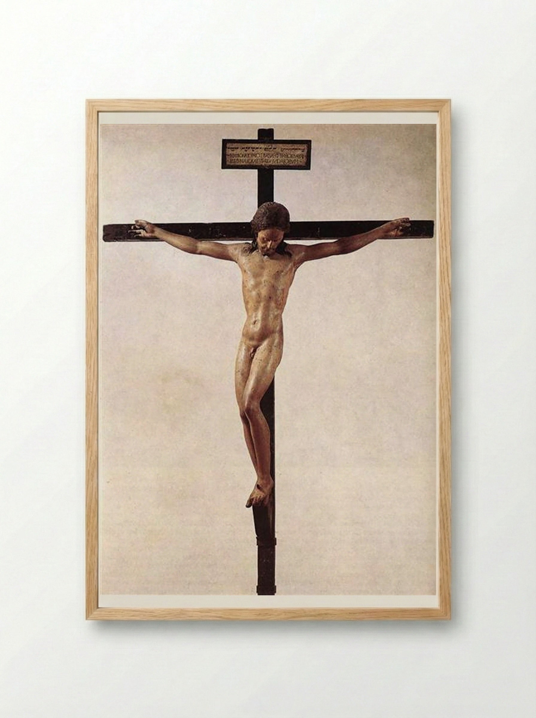 Crucifixion - Michelangelo - Framed Print Wood