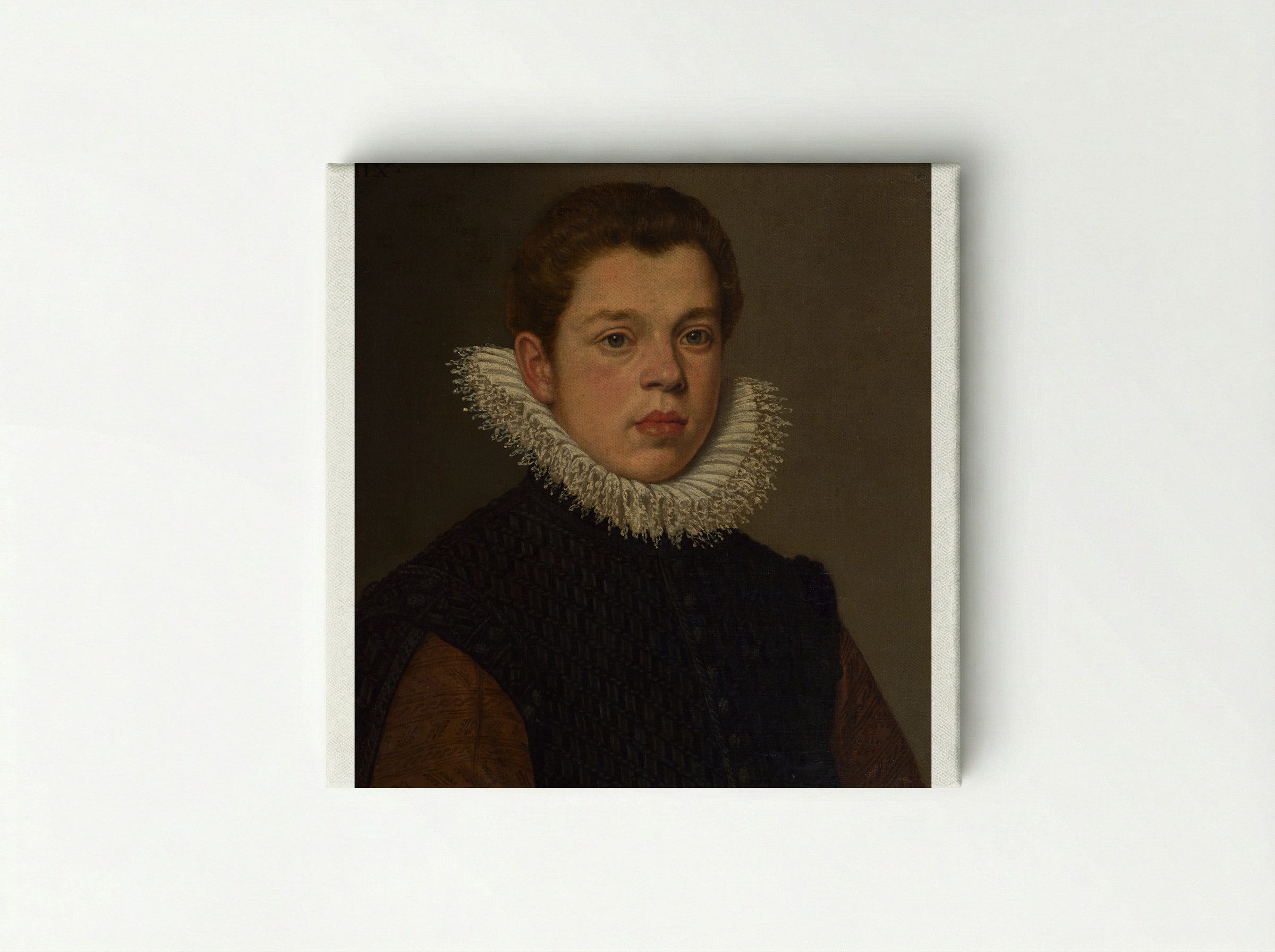 Portrait of a Young Man with a White Ruff Collar - Sofonisba Anguissola - Canvas