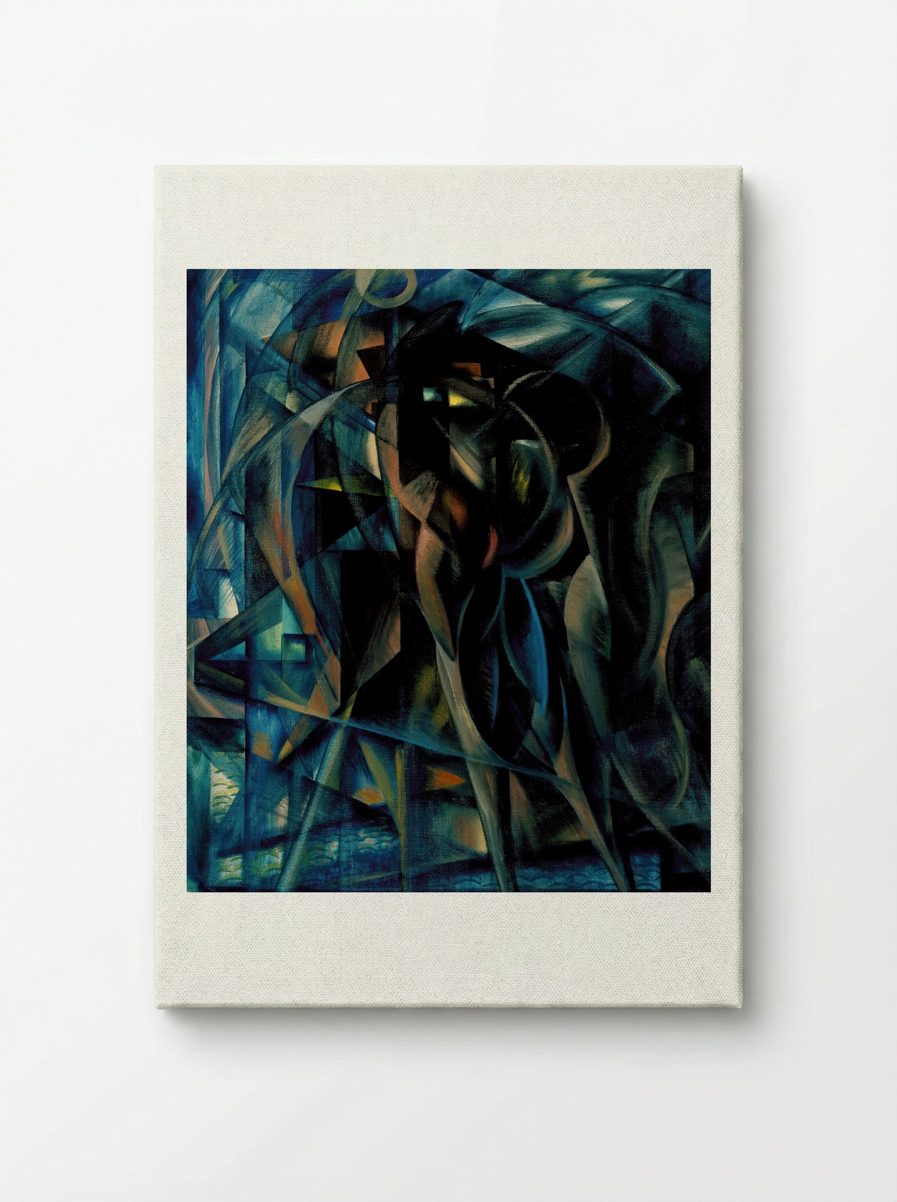 Figures in Blue - Benjamin F. Berlin - Canvas