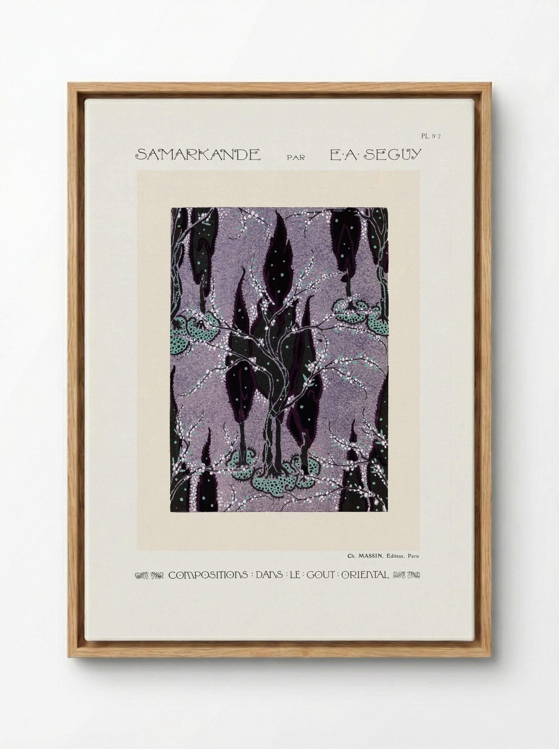 Samarkande, Plate No. 2 - Émile-Allain Séguy - Framed Canvas Wood
