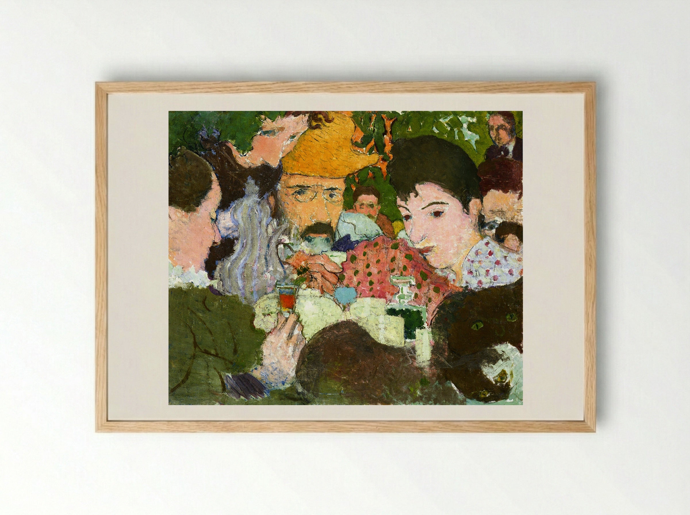 Study for Afternoon in the Garden - Pierre Bonnard - Framed Print Wood