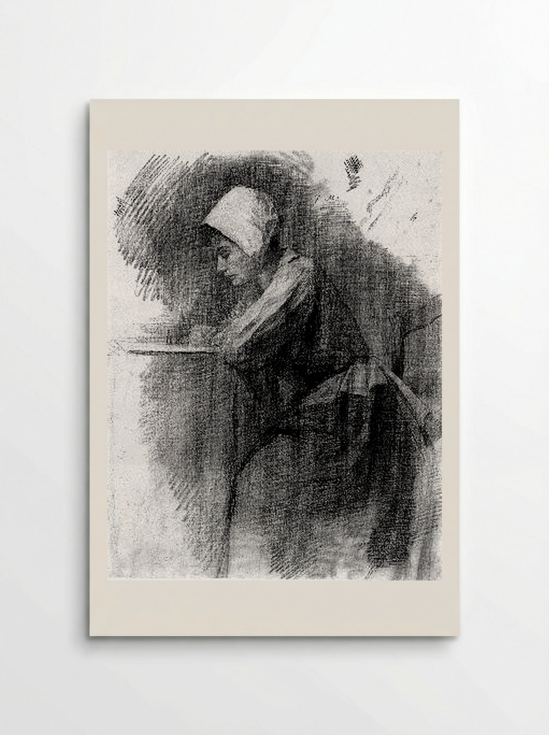 Girl Writing (Study) - Vincent van Gogh - Poster