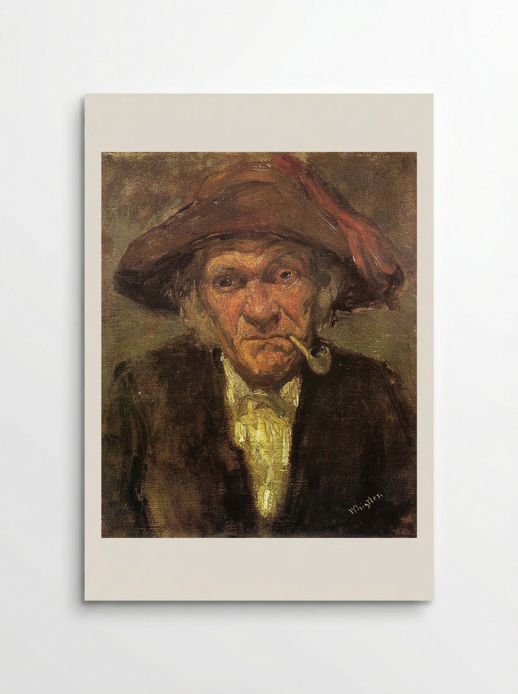 Man with a Pipe - James McNeill Whistler - Poster