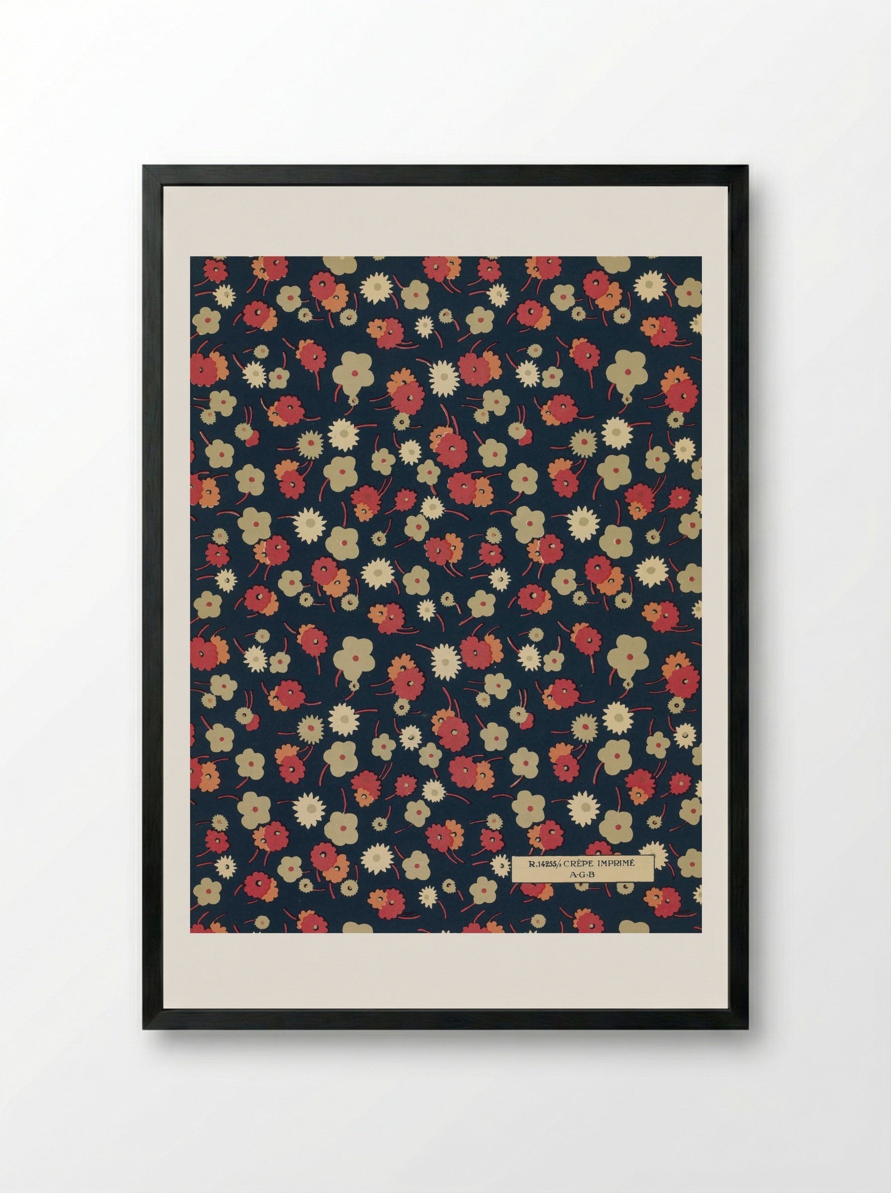 Feuillets de l'Élégance Féminine - Charles Goy - Framed Print Black
